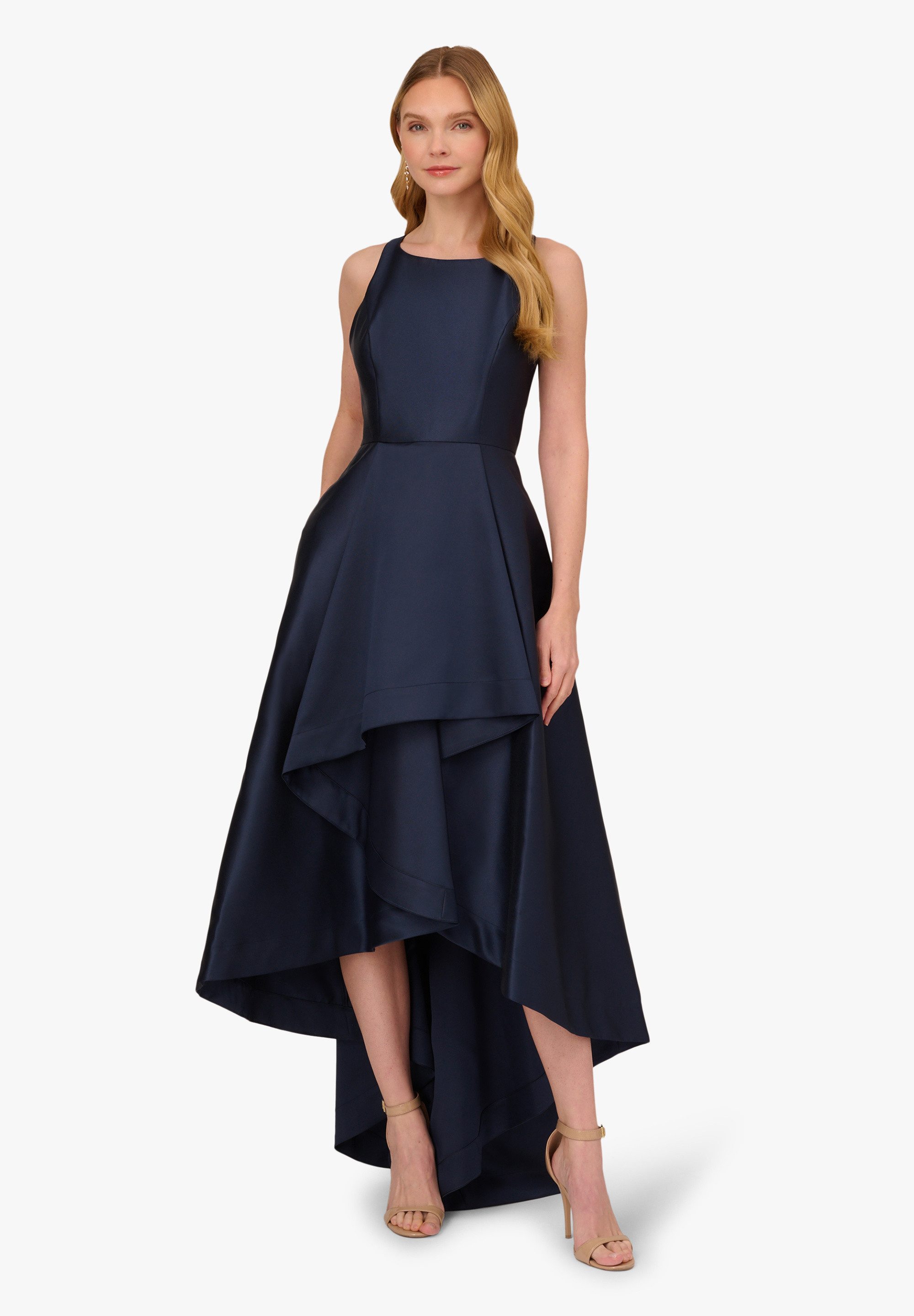 Adrianna Papell Abendkleid Mikado High Low Gown Modern, edel, stilvoll günstig online kaufen