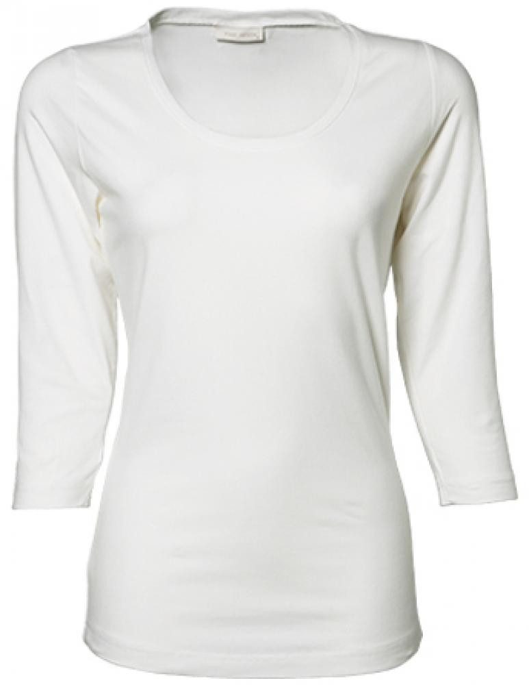 Tee Jays Langarmshirt Ladies 3/4 Sleeve Stretch Damen T-Shirt