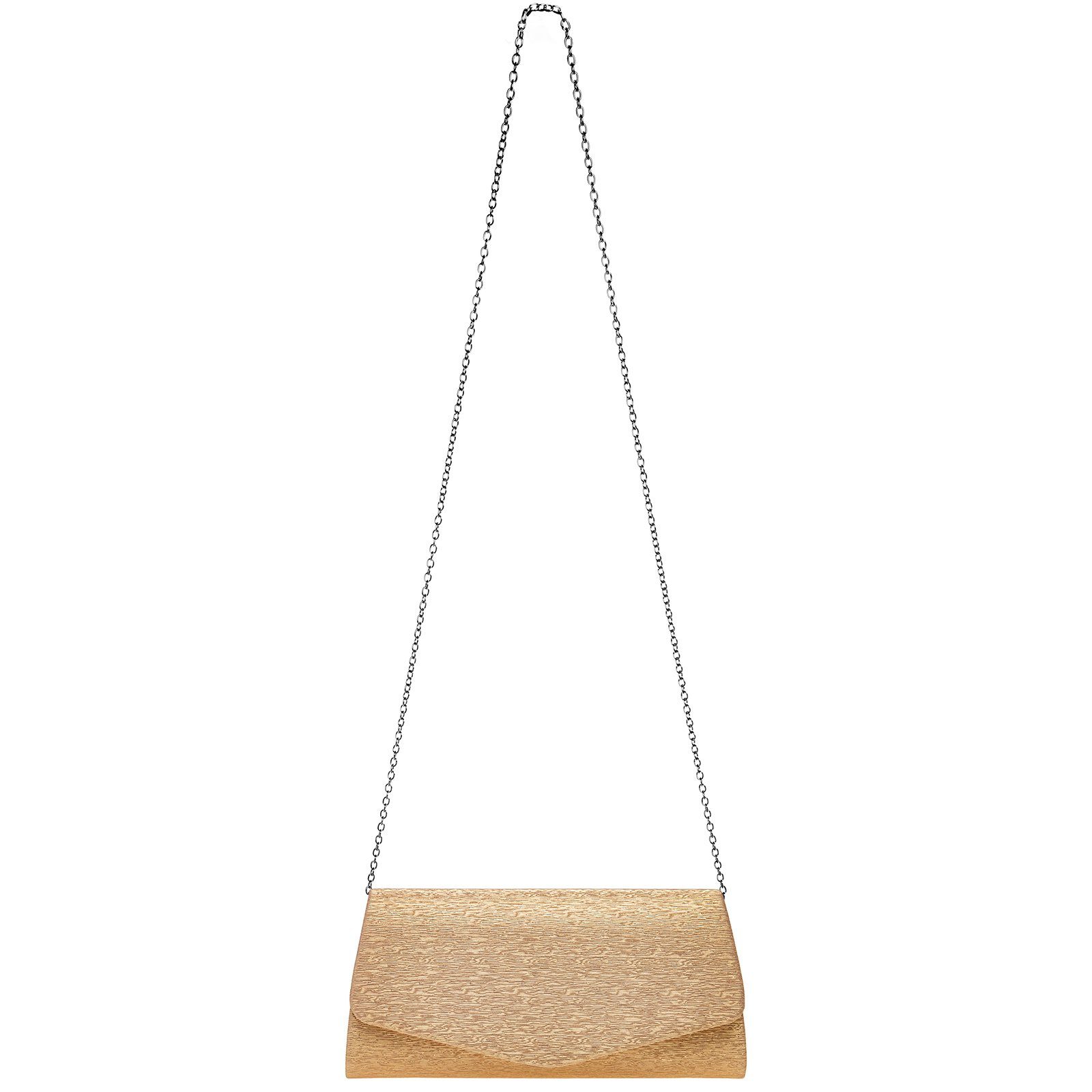 Caspar Clutch TA526 Damen elegante Glanz Abendtasche