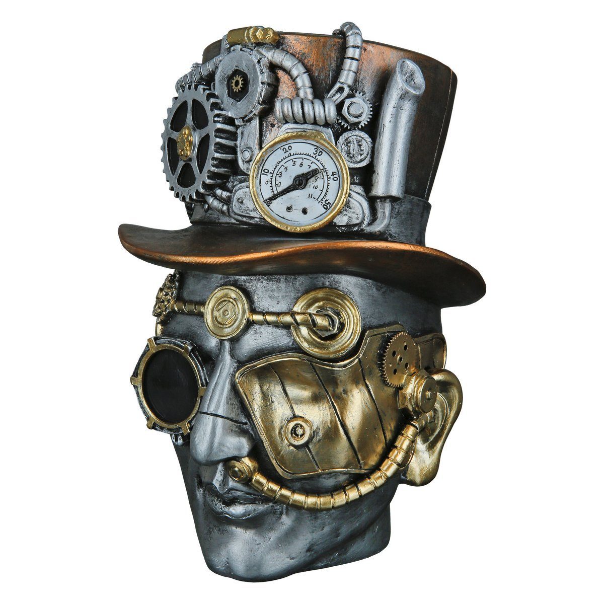 Brillibrum Dekofigur Zahnrad Design Steampunk Skulptur günstig online kaufen