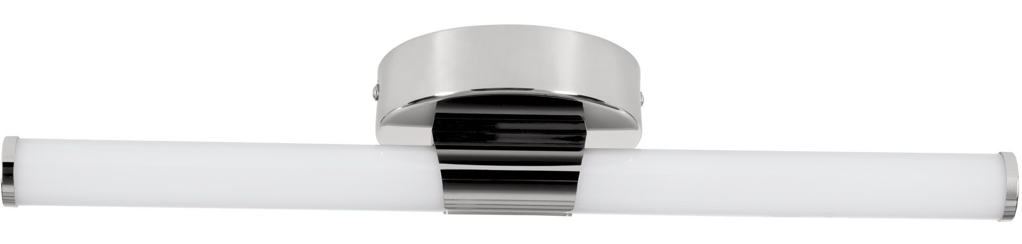 EGLO Spiegelleuchte RAMOLA Spiegellampe - Stahl - LED - 7,5W - IP44, Memoryfunktion, LED fest integriert, Kaltweiß, Neutralweiß, Warmweiß, Wandlampe, Badezimmerlampe, Bad, L45 x H12 x AL6,5 cm