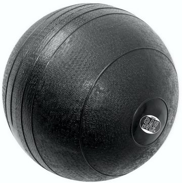 BAY-Sports Medizinball 12 kg Slamball Fitnessbal, Slam Ball Sandball mit Eisengranulat 12kg