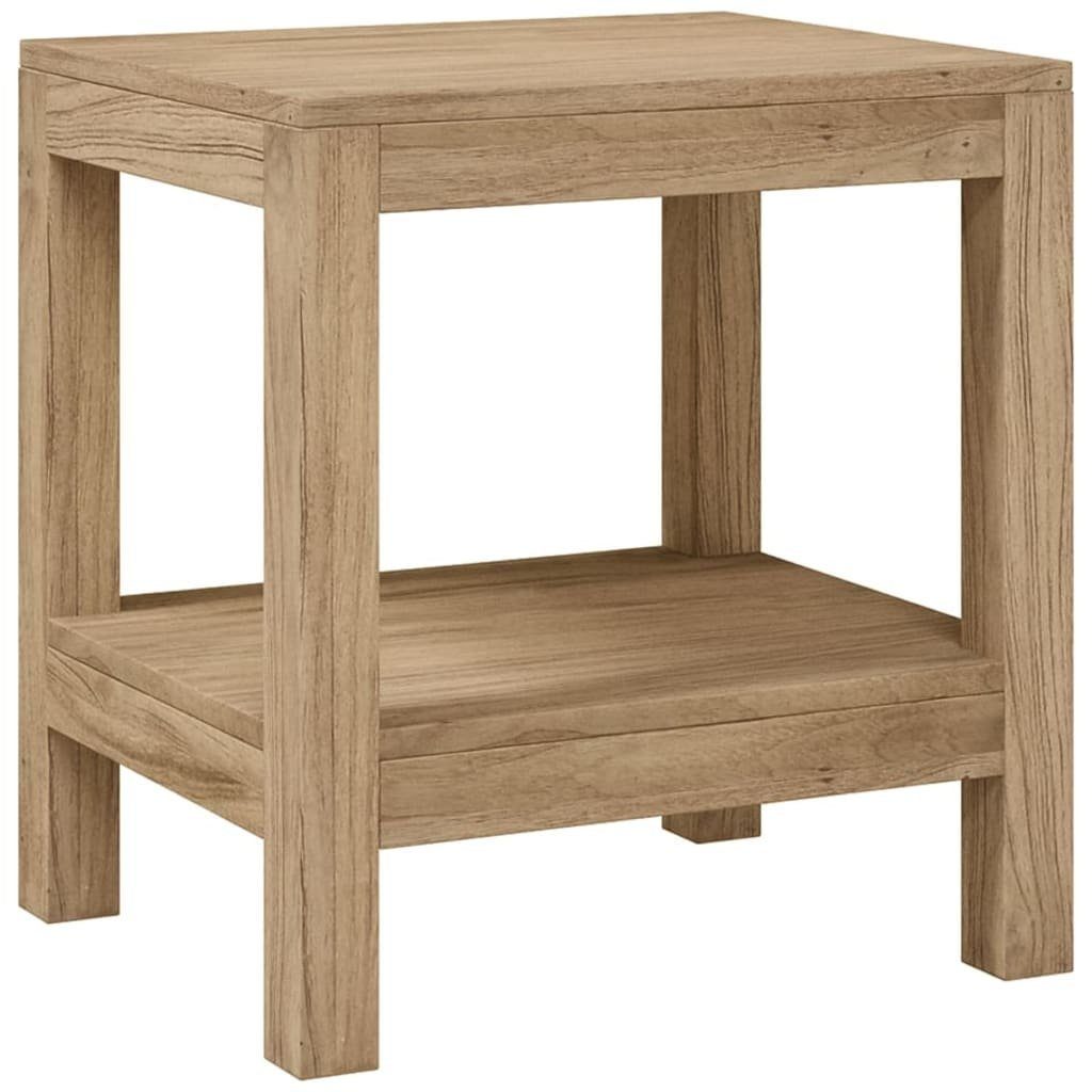 Badezimmer-Set cm 45x35x45 (1-St) Duschbank Teak, Massivholz vidaXL