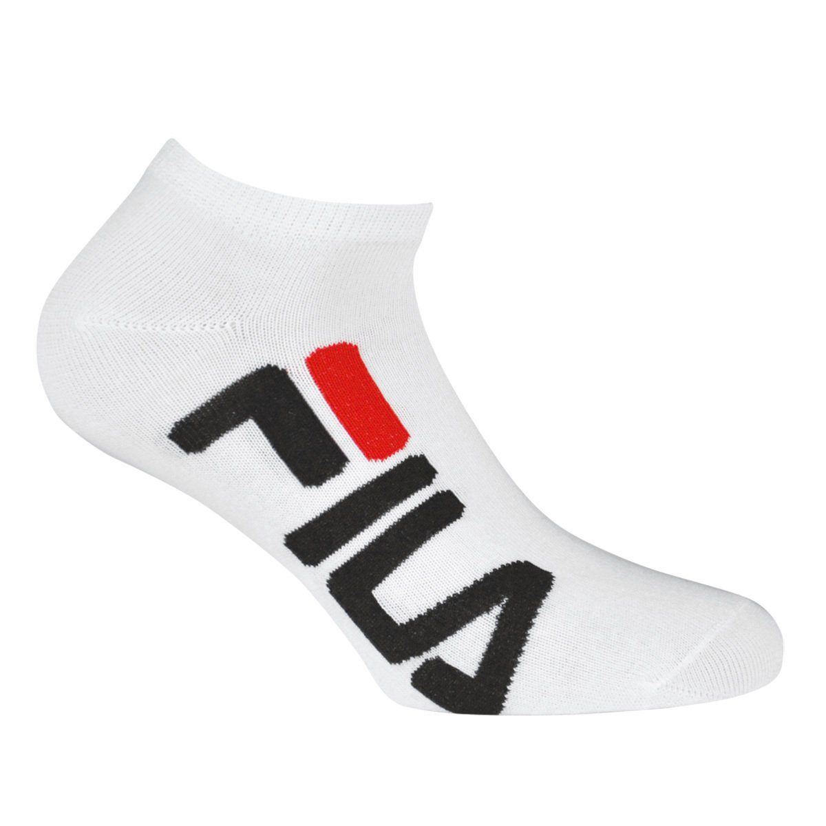 Weiß Sneakersocken Paar Socken Invisible Fila Logo 2 - Unisex, Sneakers,