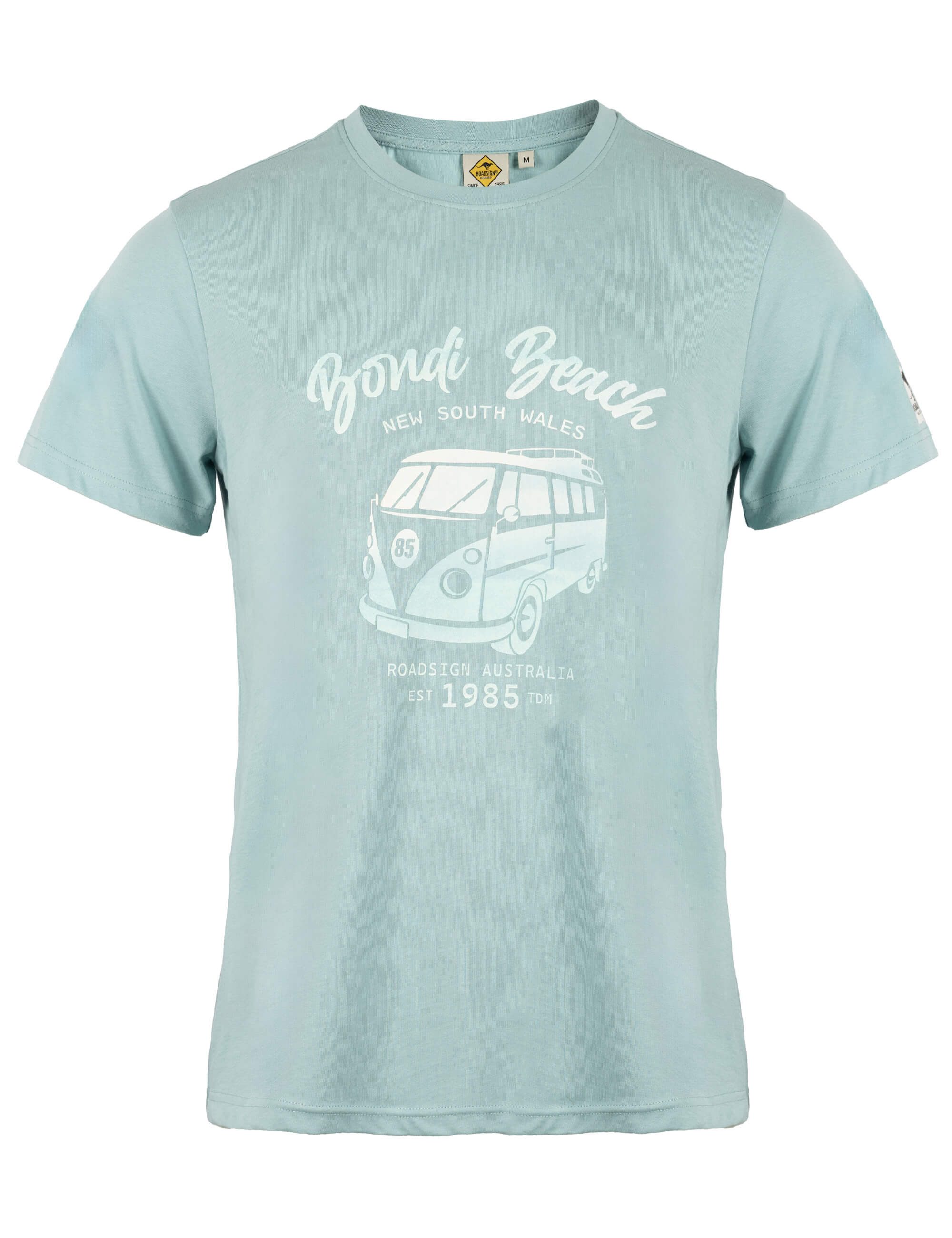 ROADSIGN australia T-Shirt Bondi Ride (1, 1-tlg., 1) mit Frontprint, Rundhalsausschnitt, entspannter Surf- und Travel-Look
