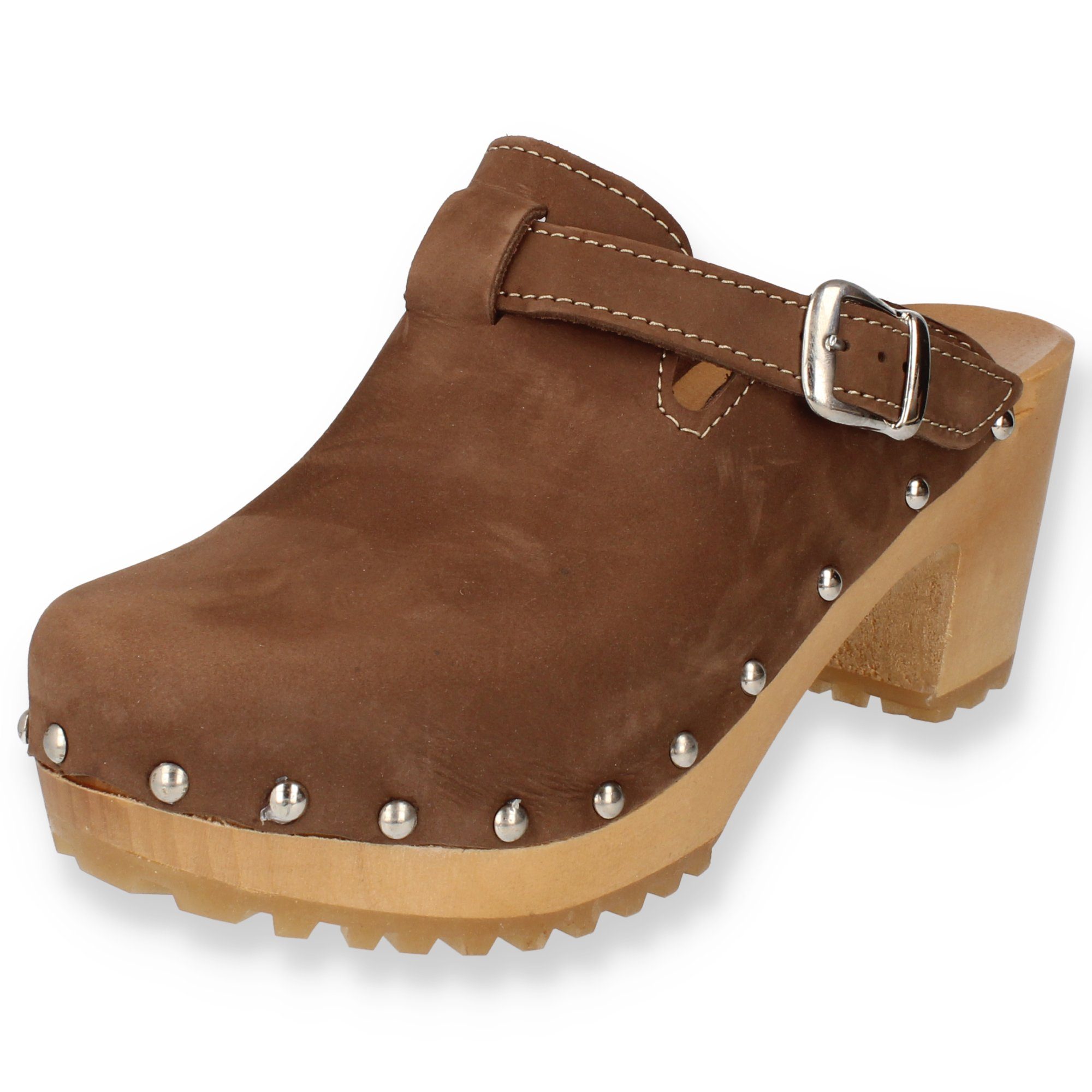 Cloque Berhida Damen Leder Clogs mit günstig online kaufen