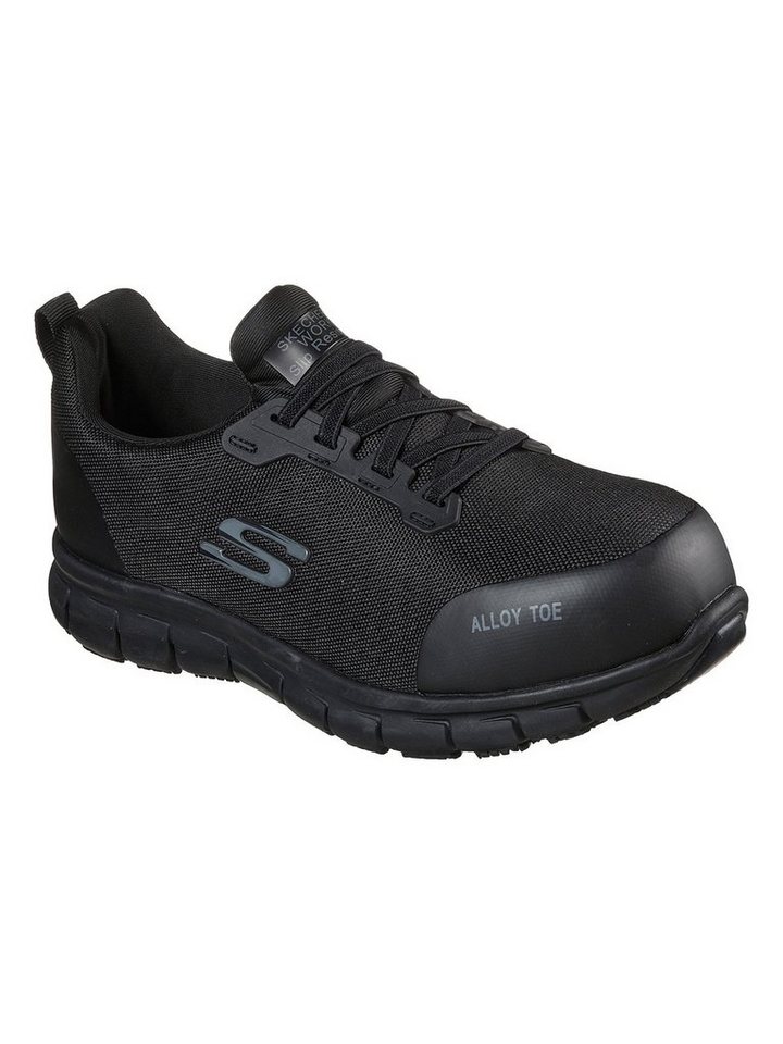 Skechers SURE TRACK - JIXIE Sicherheitsschuh S1 P ESD, Slip On mit  Bungeeschnürung, durchtrittsicher, atmungsaktiv, ölbeständig