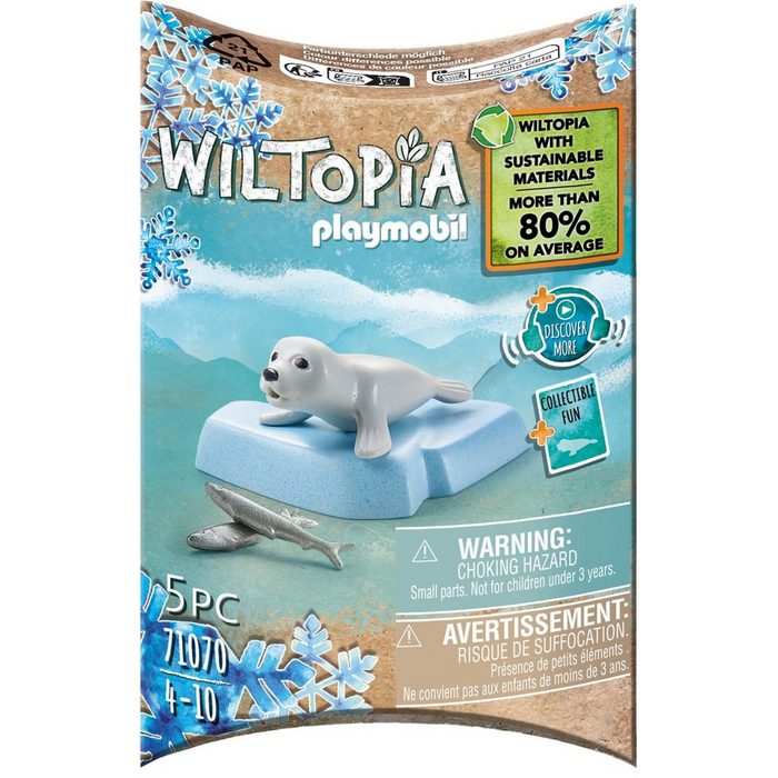 Playmobil® Konstruktions-Spielset 71070 Wiltopia Junger Seehund
