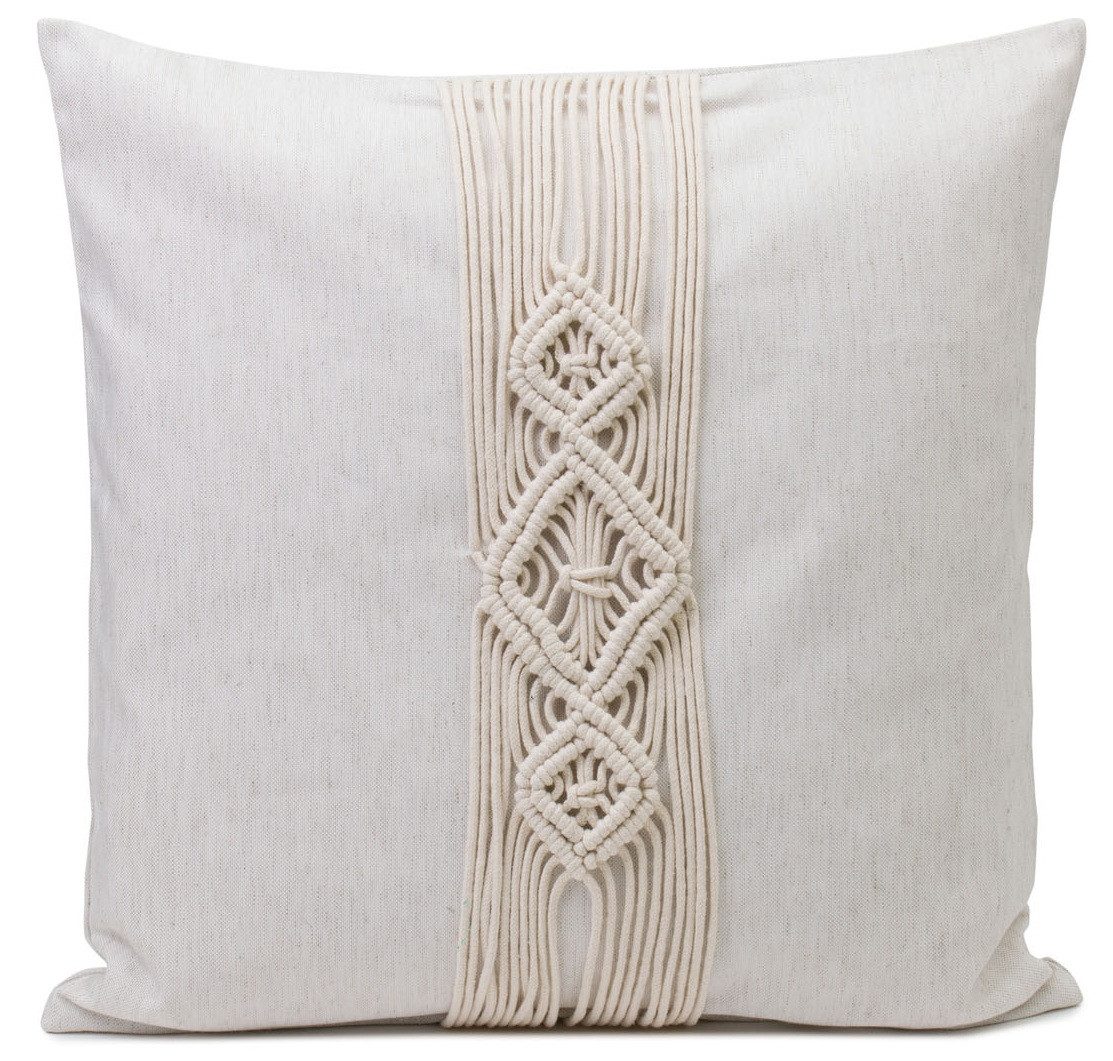 Gözze Kissenhülle Boho 50 x 50 cm Creme