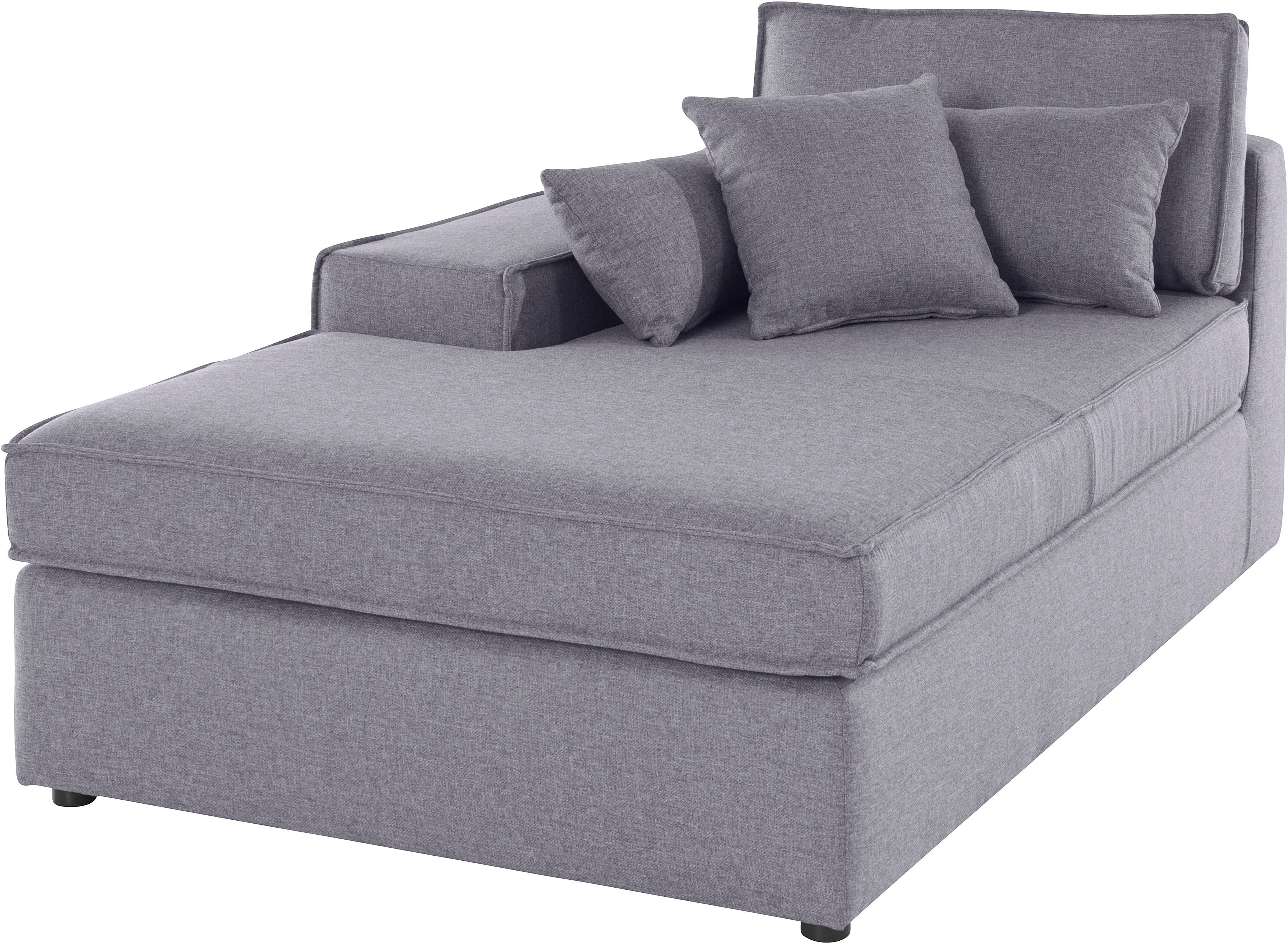 RAUM.ID Ottomane Florid, einzeln stellbar oder als Teil eines Modulsofas, auch in Cord