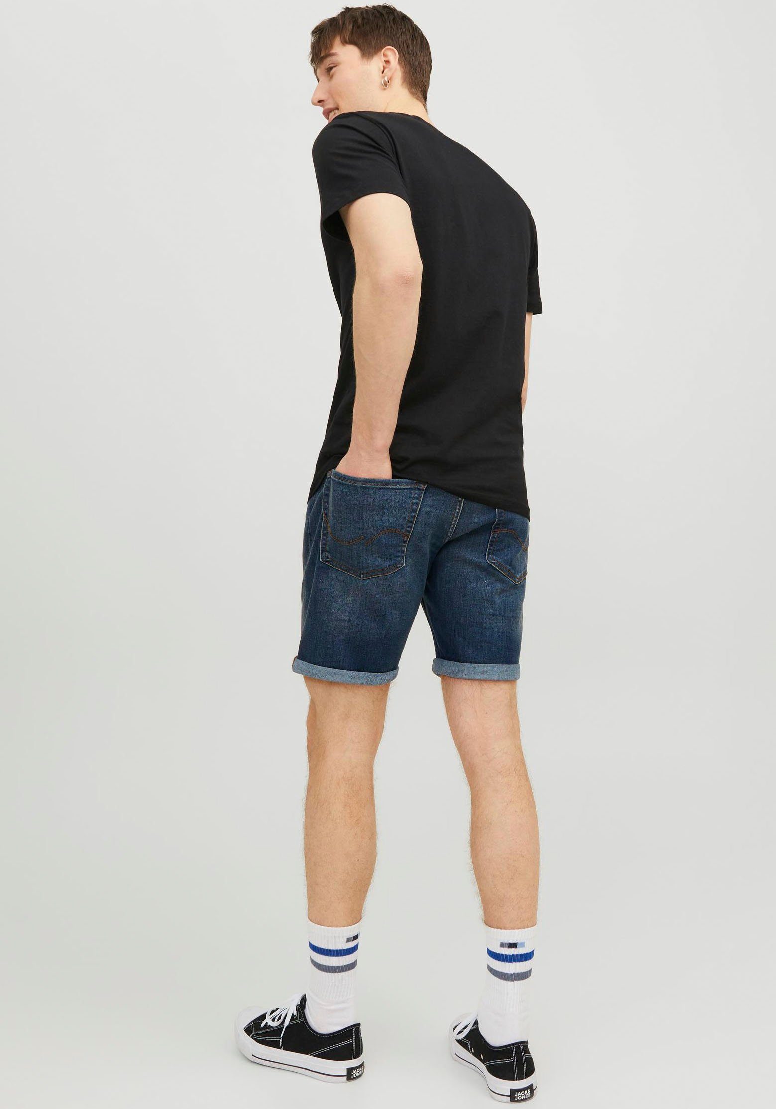 JJIRICK denim Jeansshorts Jones SHORTS JJORIGINAL & mid Jack blue