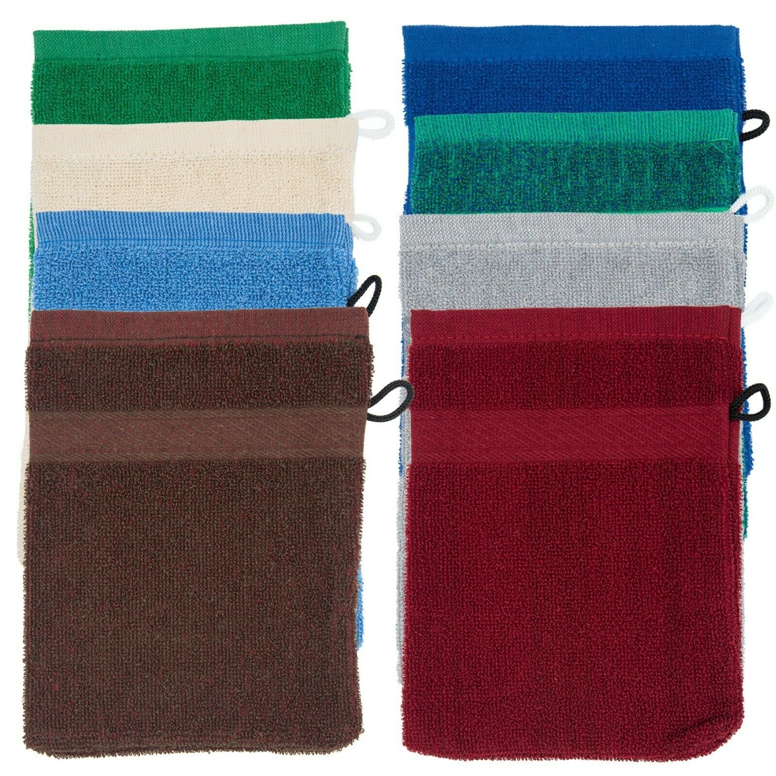 TSB Werk Мочалки 1-28 Мочалки Waschhandschuh Lappen Seiflappen (1-tlg), Seifenlappen, Waschen, Handtuch