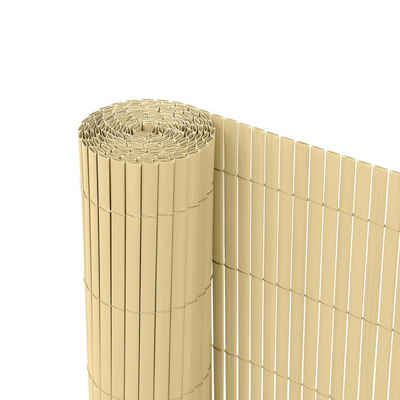Ribelli Balkonsichtschutz Zaunsichtschutz PVC ca. 0,8 x 3m bambus