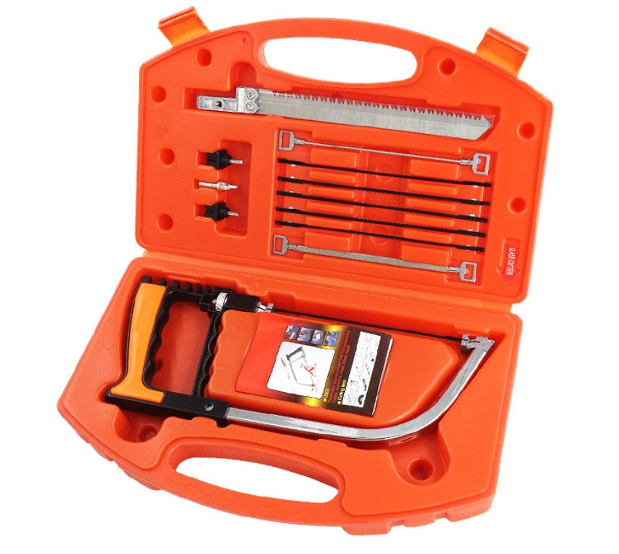 BAYLI Multitool 12in1 Hand Bügelsäge Set, multifunktions Handsäge für Camping & Outdo