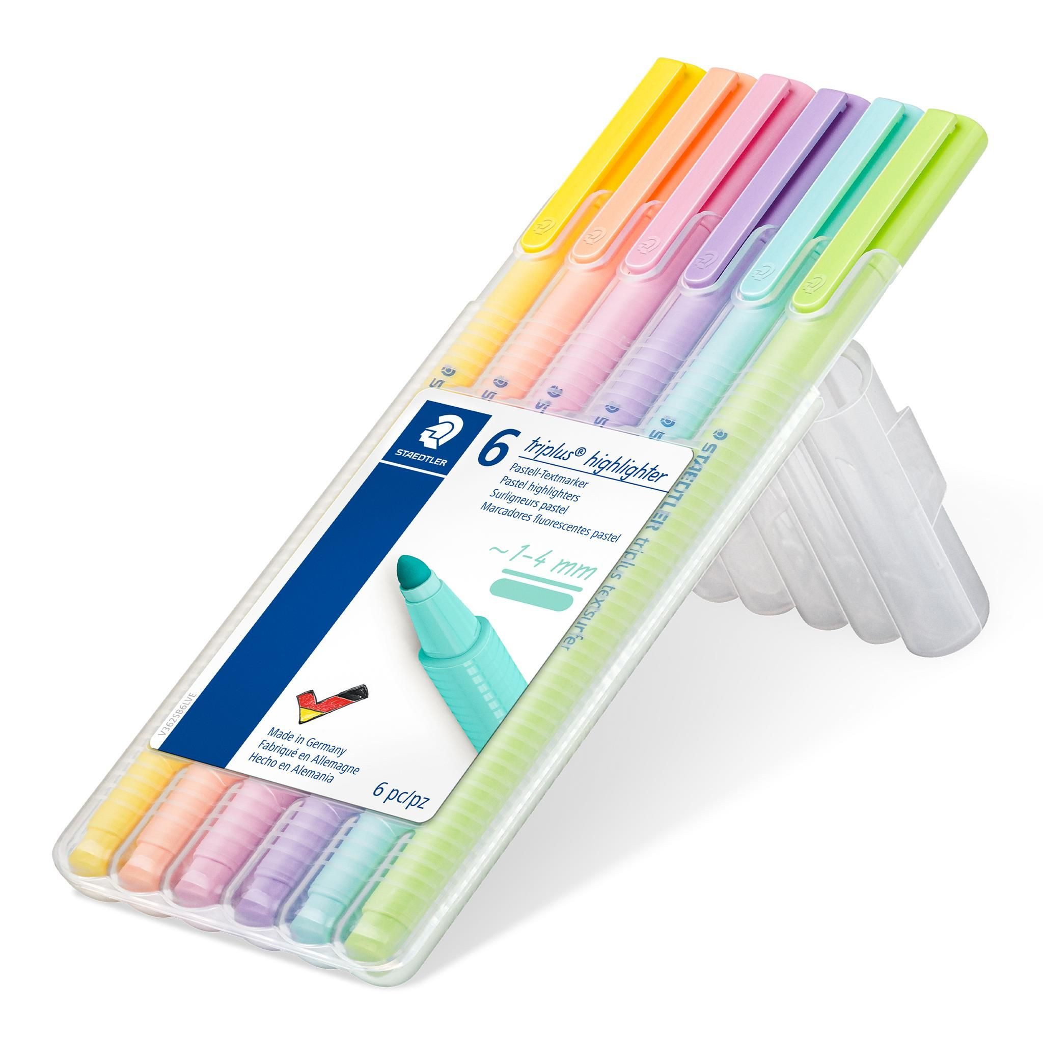 STAEDTLER Marker Staedtler Textmarker triplus pastel 6St Box