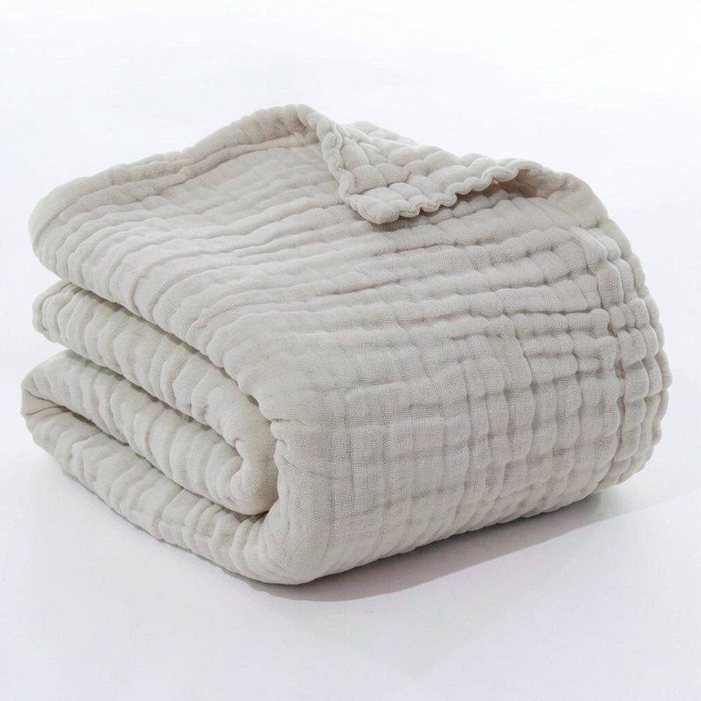 Wohndecke Musselin Decke, JASLIFE, Sommerdecke,100% Baumwolle
