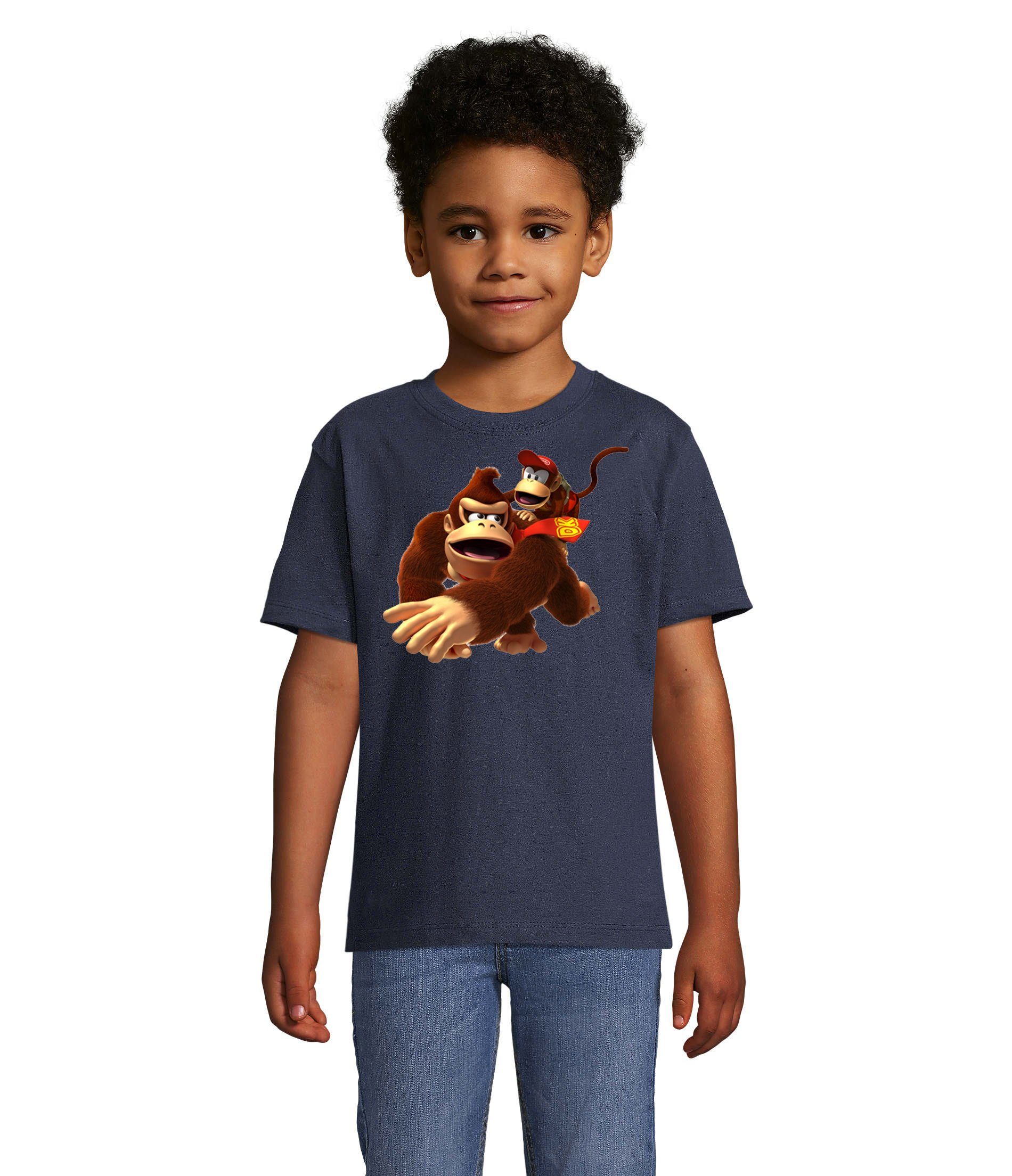 Blondie & Brownie T-Shirt »Kinder Jungen & Mädchen Donkey und Diddy Kong  Spiele Konsole Nerd Nintendo Logo Print« online kaufen | OTTO
