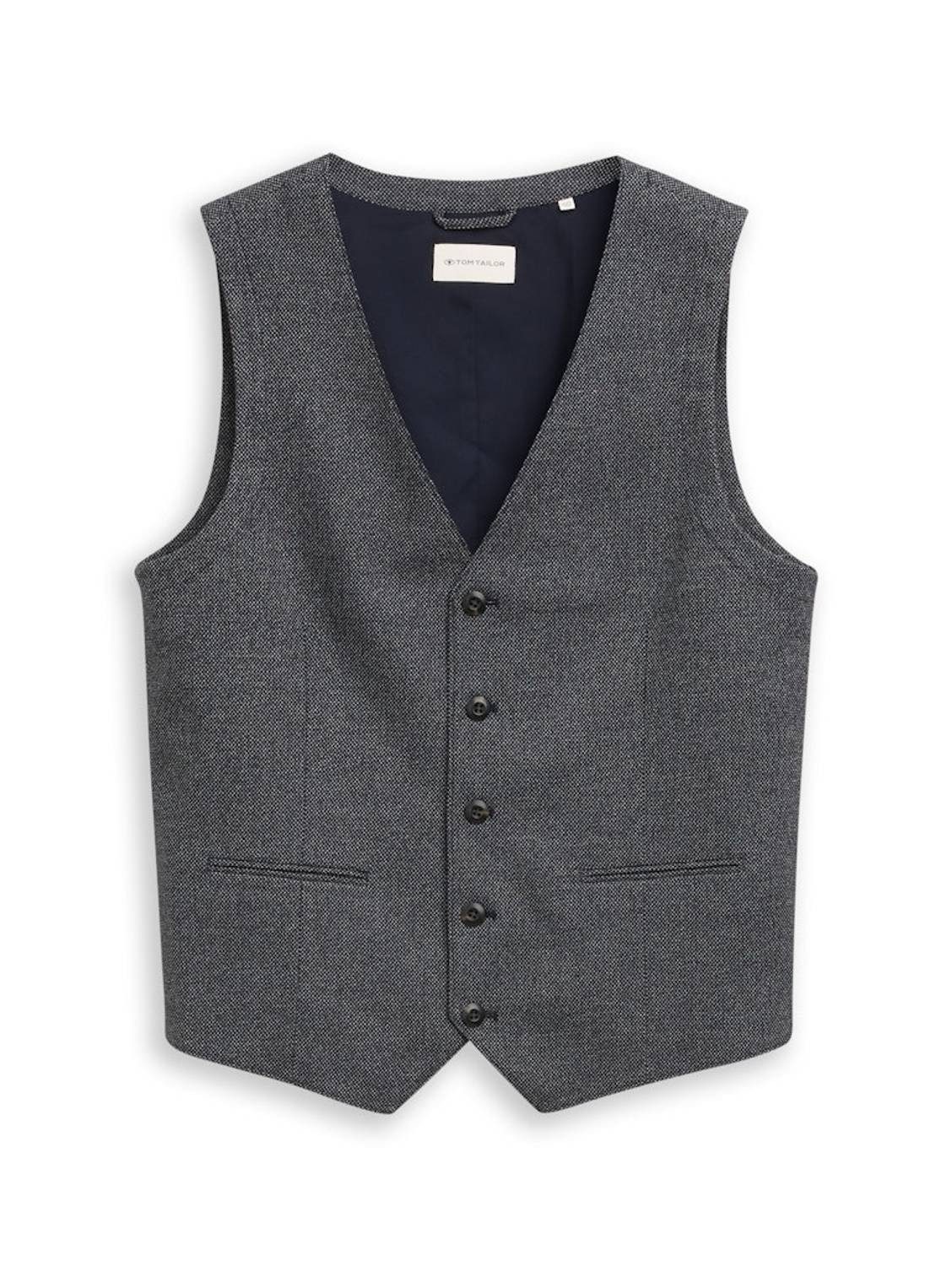TOM TAILOR Strickweste 1049234 Sakko-Weste günstig online kaufen
