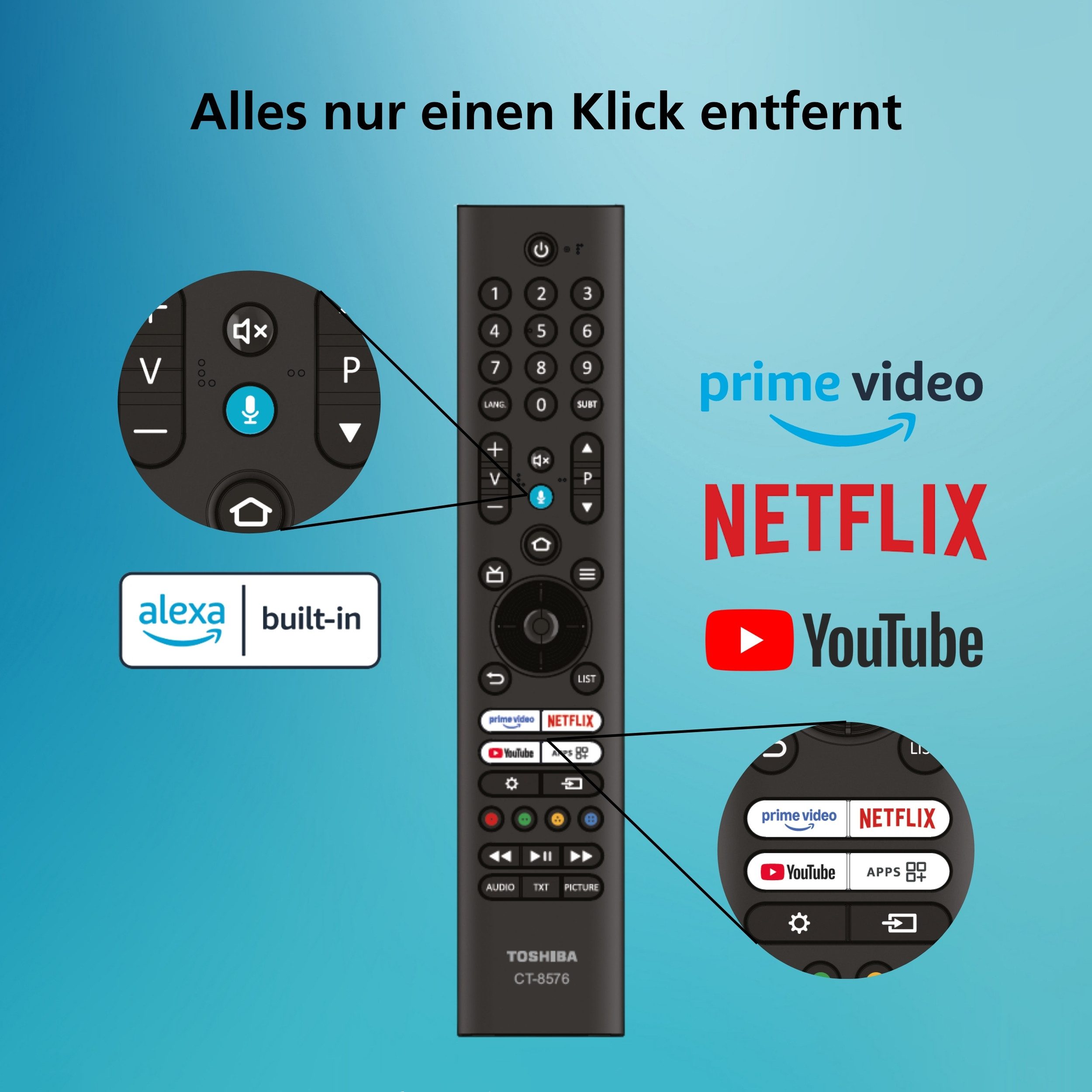 Toshiba 40LF2663DAZ DLED-Fernseher (100 cm/40 Zoll, Full HD, Smart-TV)