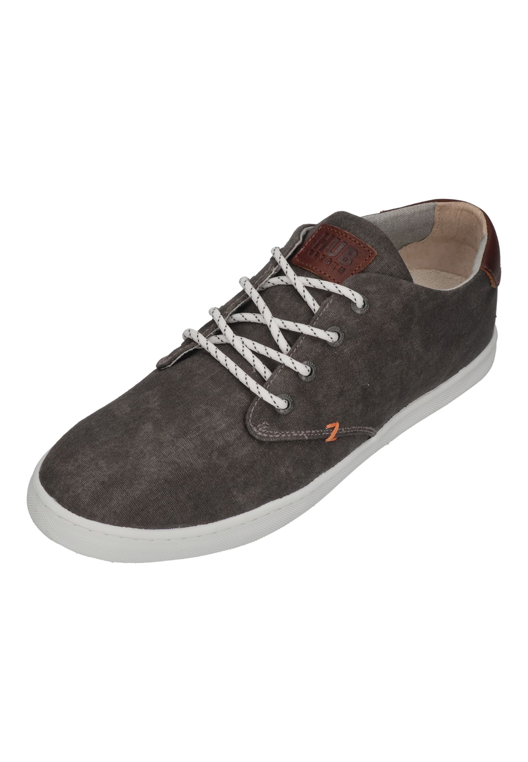 HUB CHUCKER Sneaker Black Cognac White