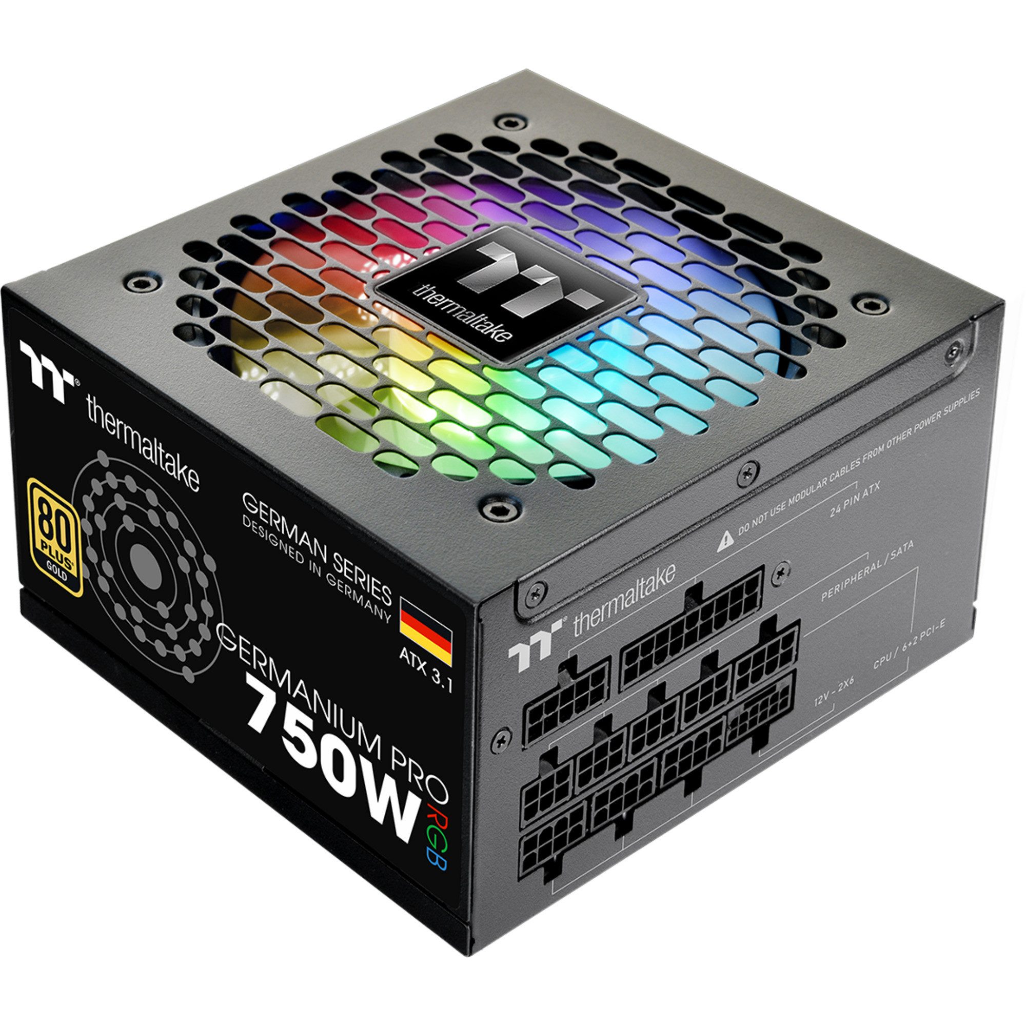 Thermaltake Thermaltake Germanium Pro RGB 750W, PC-Netzteil, PC-Netzteil (80 PLUS Gold)