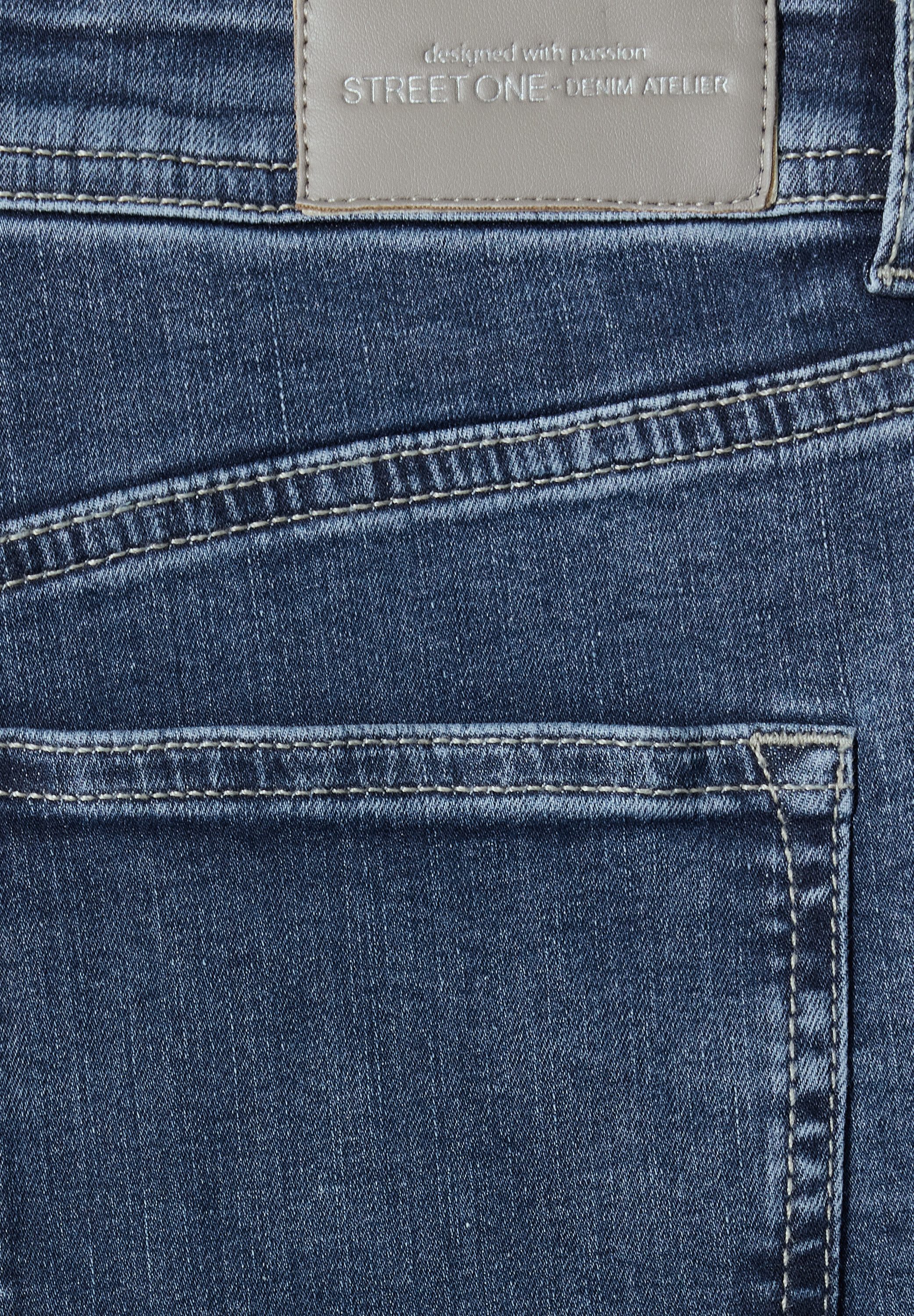 STREET ONE Loose-fit-Jeans mit Wide Legs