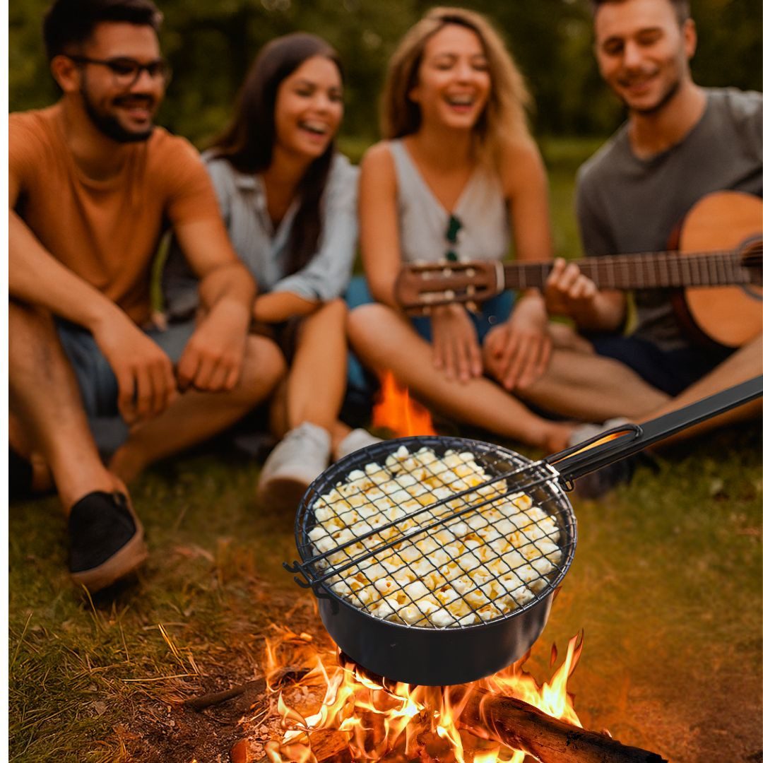 Topanbieter999 Popcorn-Pfanne, Edelstahl