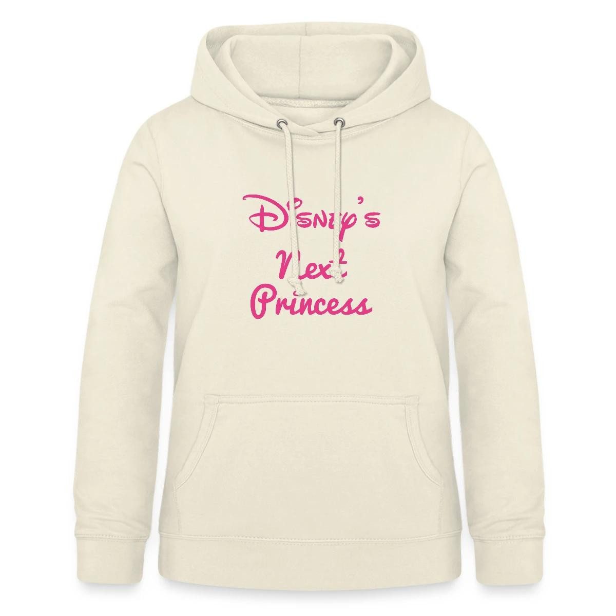 Spreadshirt Hoodie Disney Prinzessinen Disneys Next Princess Spruch Damen Hoodie (1-tlg)