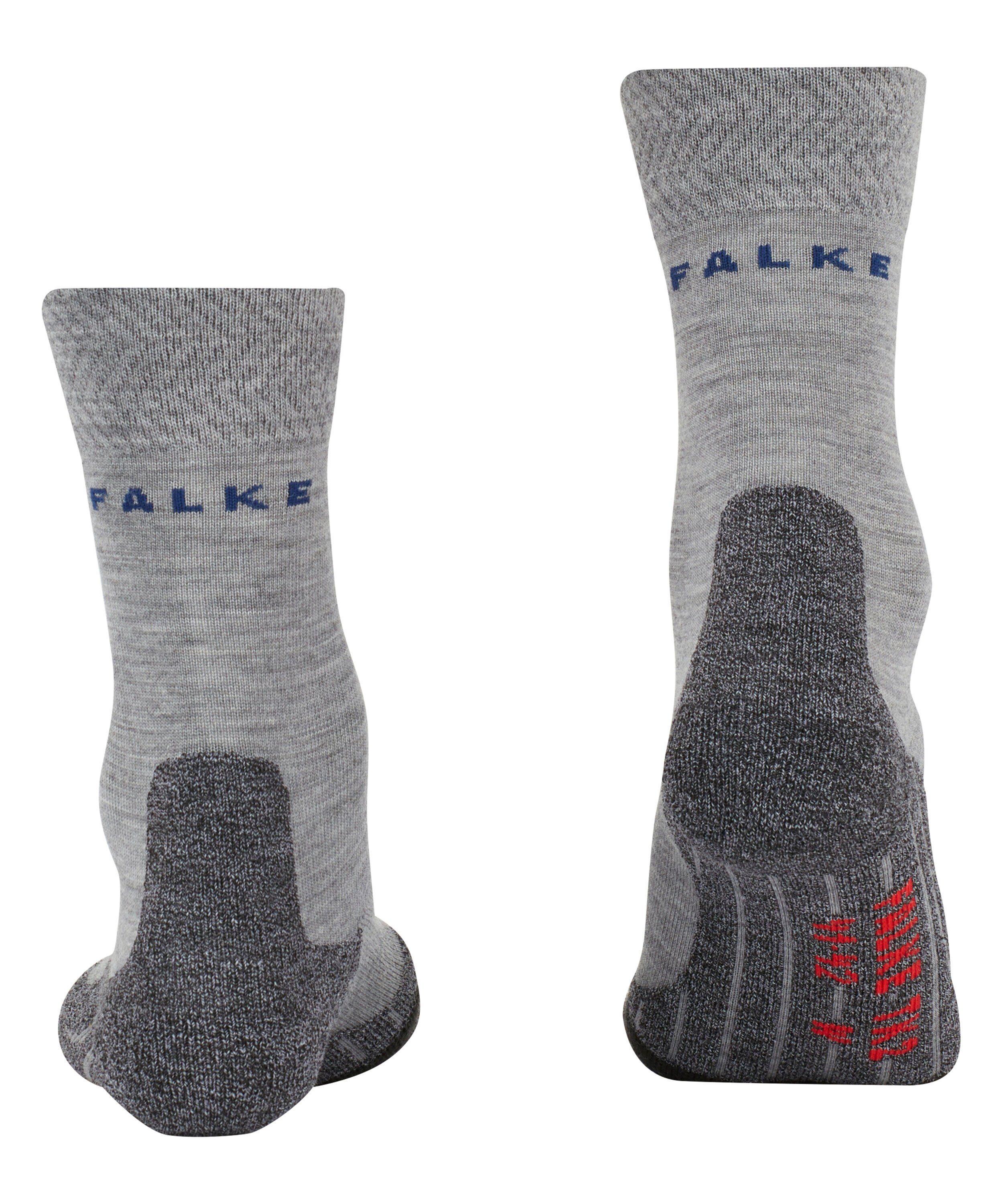 FALKE Wandersocken TK2 Explore Melange Socken (1-Paar) Hoher Komfort im Mittelgebirge