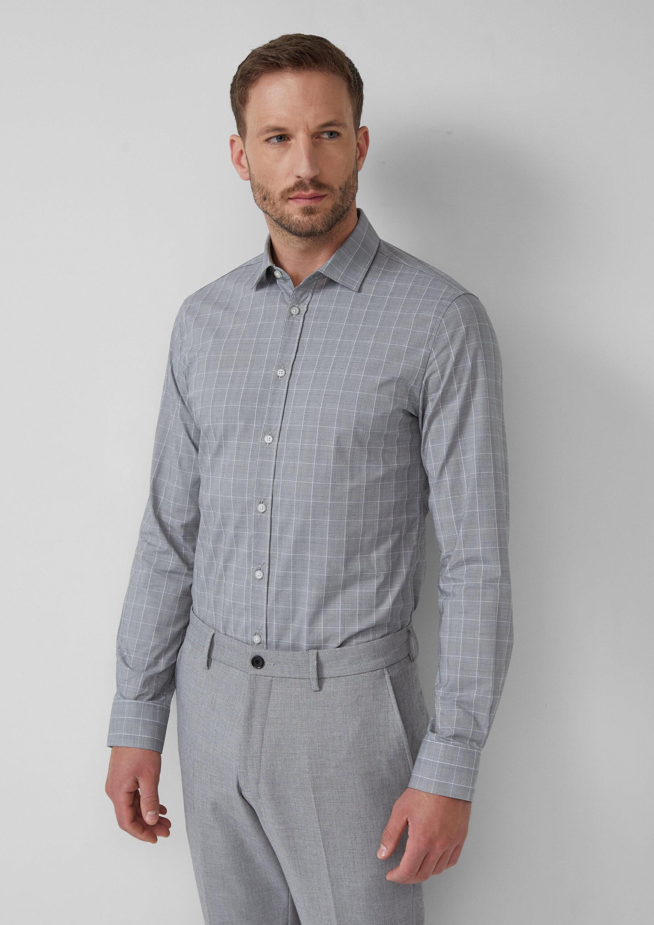 s.Oliver Langarmhemd Hemd Tailored Fit: Fein günstig online kaufen