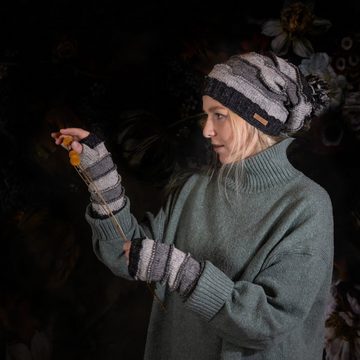 McRon Armstulpen Pulswärmer Modell Jill gefüttert mit Fleece, mit Daumen
