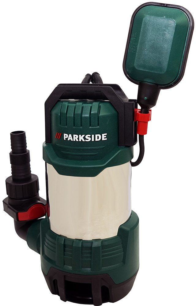 Parkside Schmutzwasser-Tauchpumpe PETPS 1100 (20000 l/h) Wasser Tauch Pumpe, 1100-W-Motor mit Überlastschutz