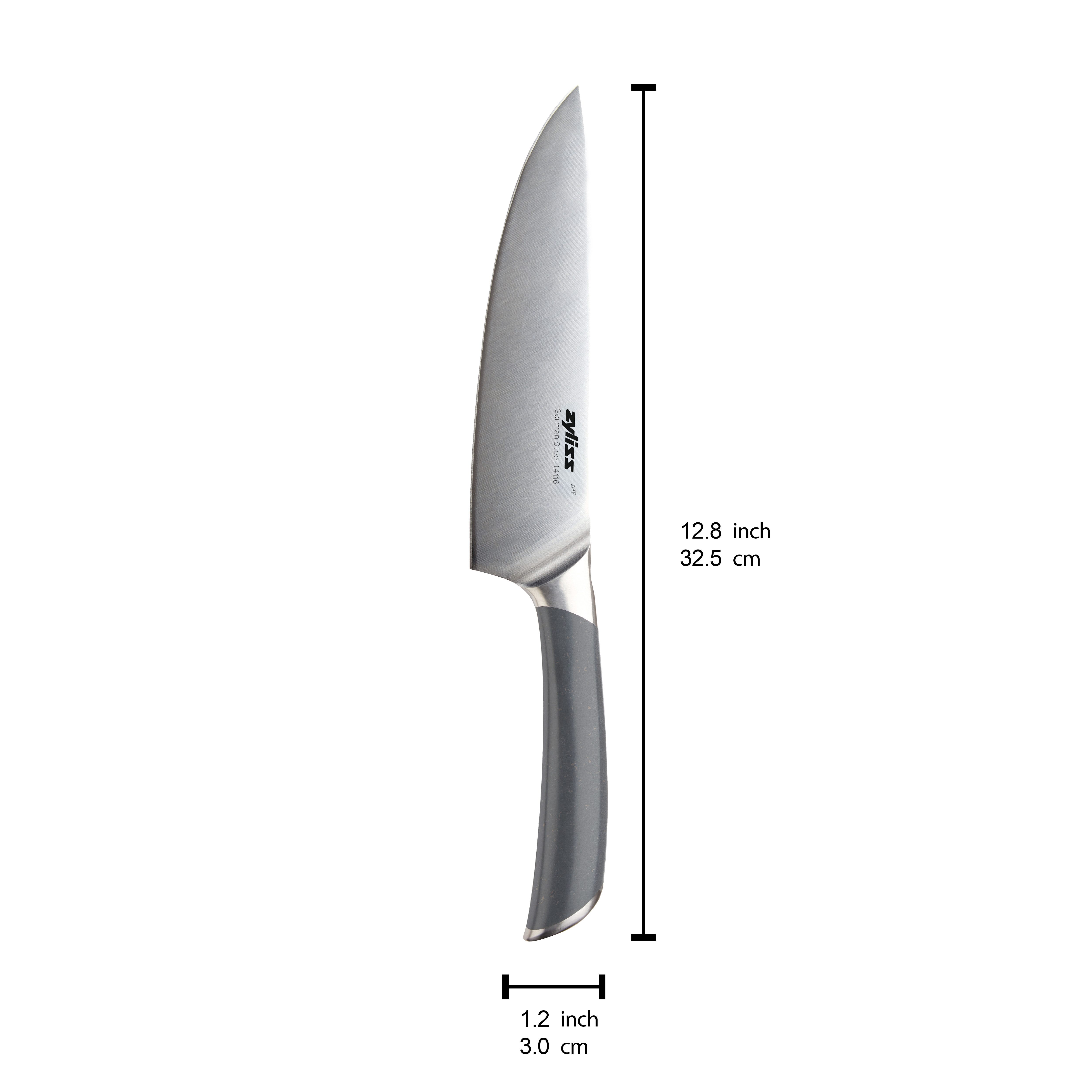 zyliss Kochmesser Comfort Pro 20 cm, deutscher Edelstahl, Vollerl-Konstruktion