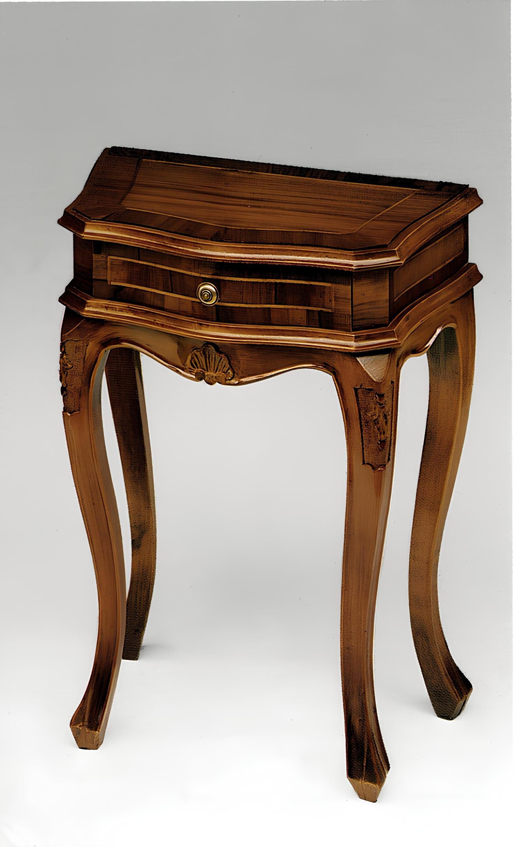 Xlmoebel Konsolentisch Holz Beistelltisch mit eleganter Tischkonsole und Sideboard-Funktion (1-St., Konsolentisch), Hergestellt in Europa