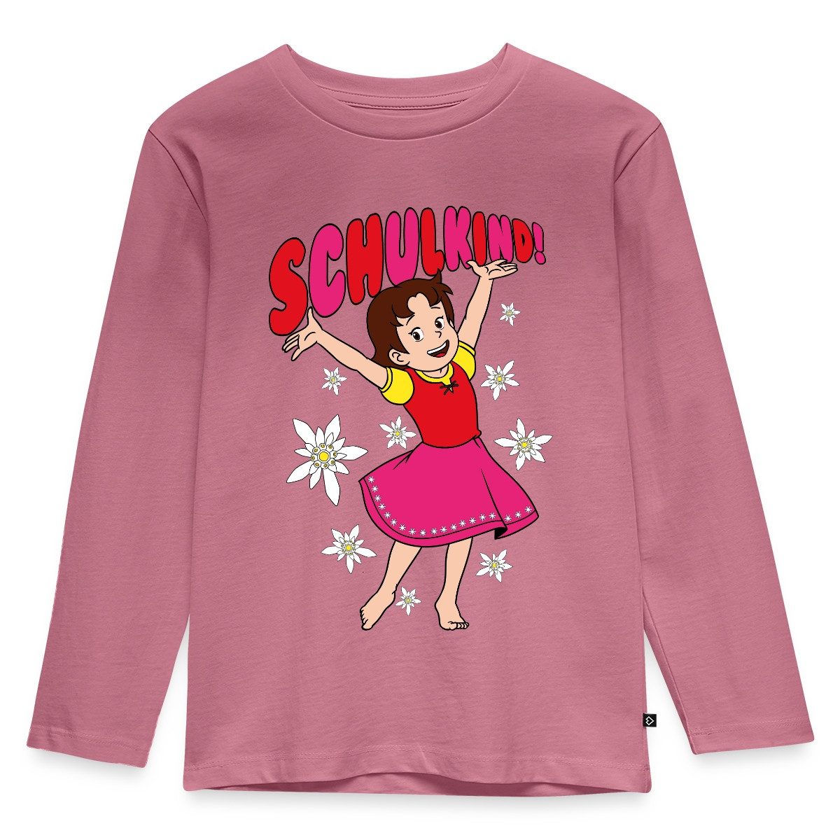 Spreadshirt T-Shirt Heidi Schulkind Erstklässler Einschulung Kinder Premium Langarmshirt (1-tlg)