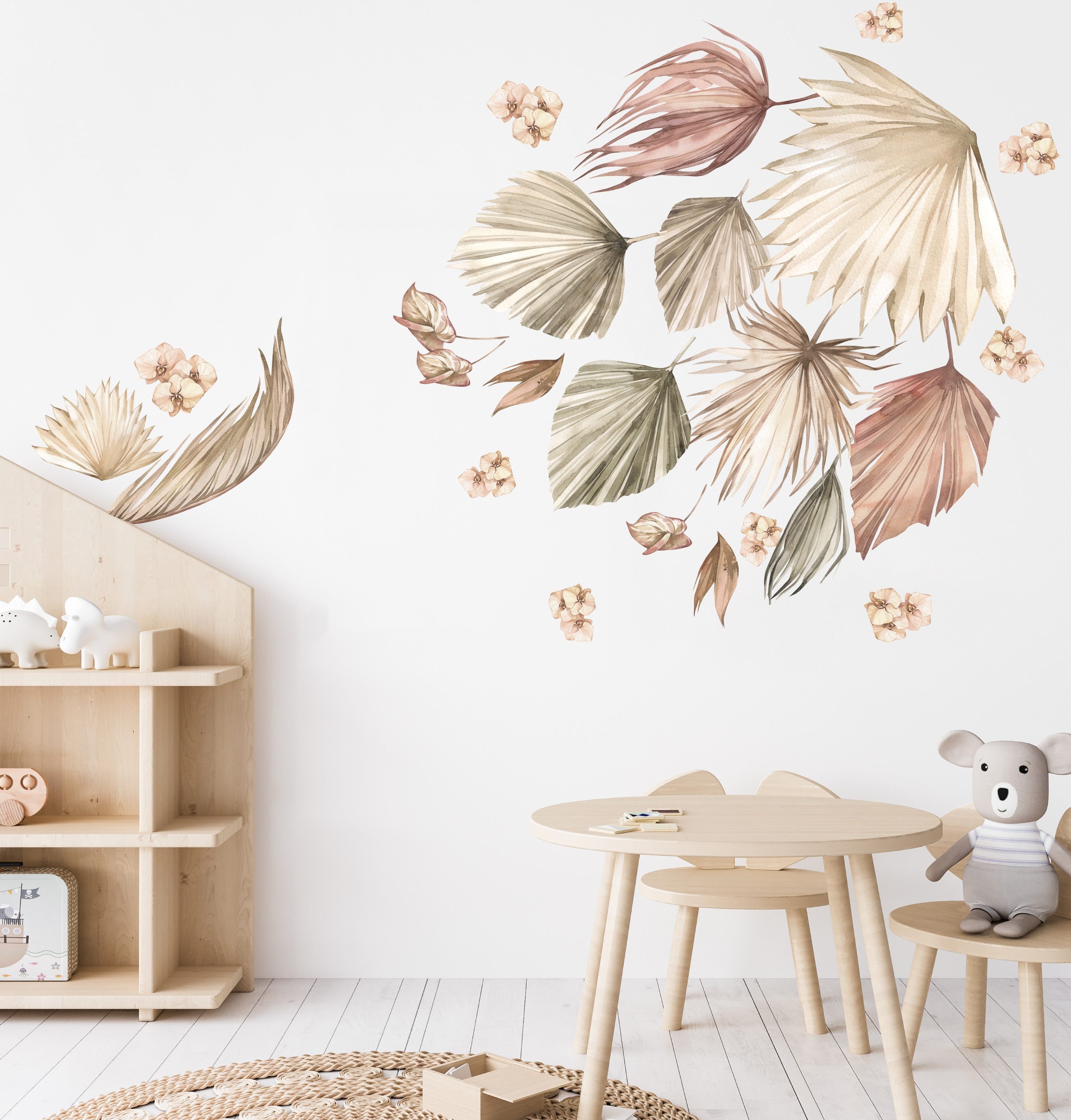 Olli&Elli.design Wandtattoo Boho Blätter für Kinderzimmer, günstig online kaufen