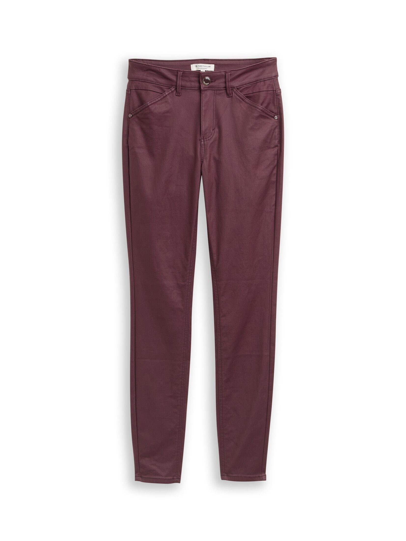 TOM TAILOR Skinny-fit-Jeans Jeanshosen Coated TTLUCIE SKINNY Jeans