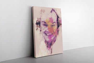 Sinus Art Leinwandbild Jack Nicholson Porträt Abstrakt Kunst Schauspieler Kult 60x90cm Leinwandbild