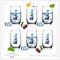 PLATINUX Glas »Hohe Trinkgläser«, Glas, mit Water-Print 320ml (max. 380ml) Set 6-Teilig Wassergläser Saftgläser Getränkeglas, Bild 7