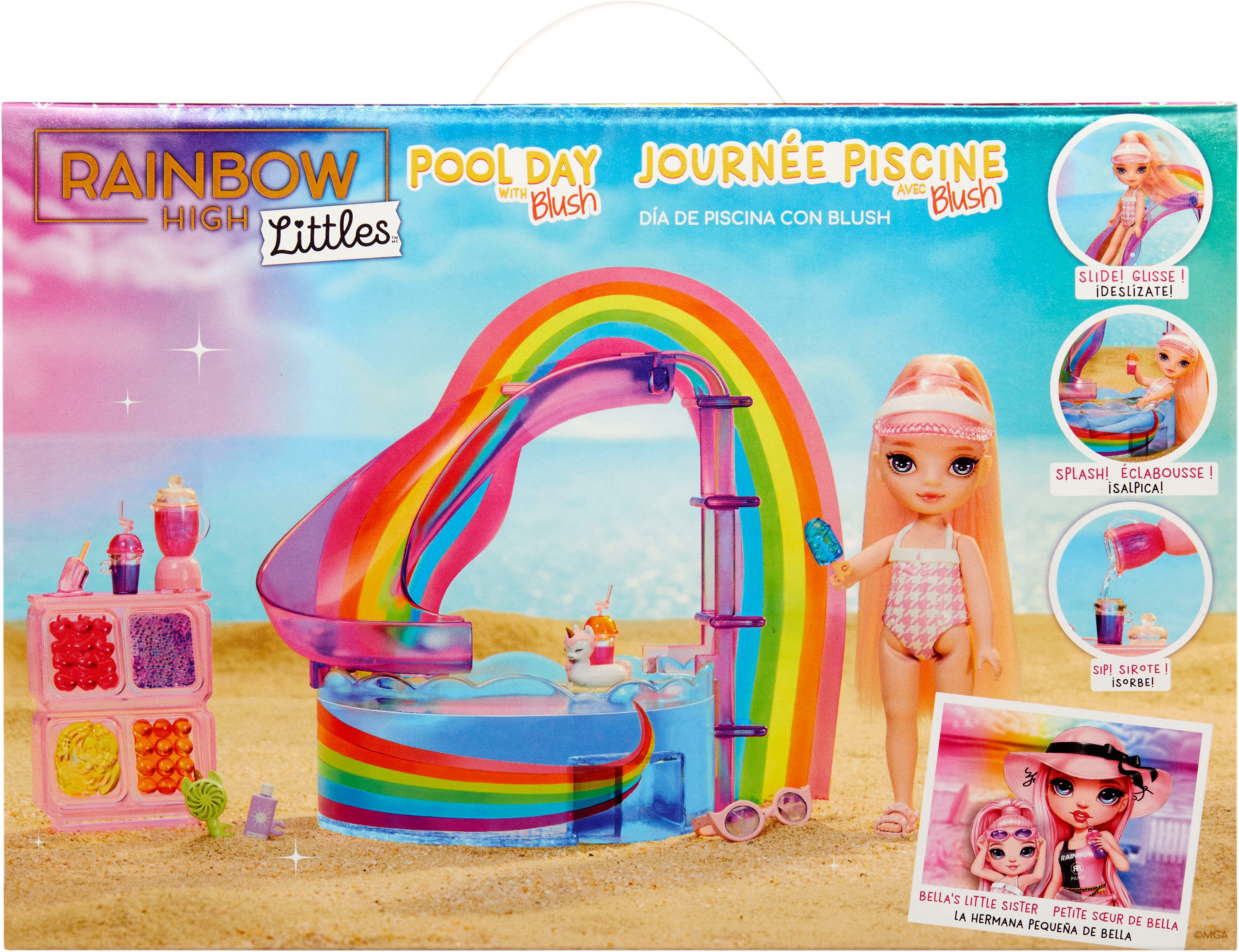 Rainbow High Minipuppe Rainbow High Little Pool Day with Blush Playset günstig online kaufen