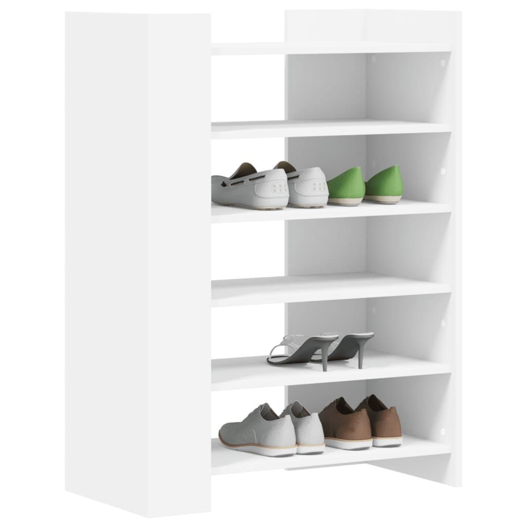 vidaXL Schuhregal Schuhschrank Weiß 74,5x37,5x100 cm Holzwerkstoff, 1-tlg.