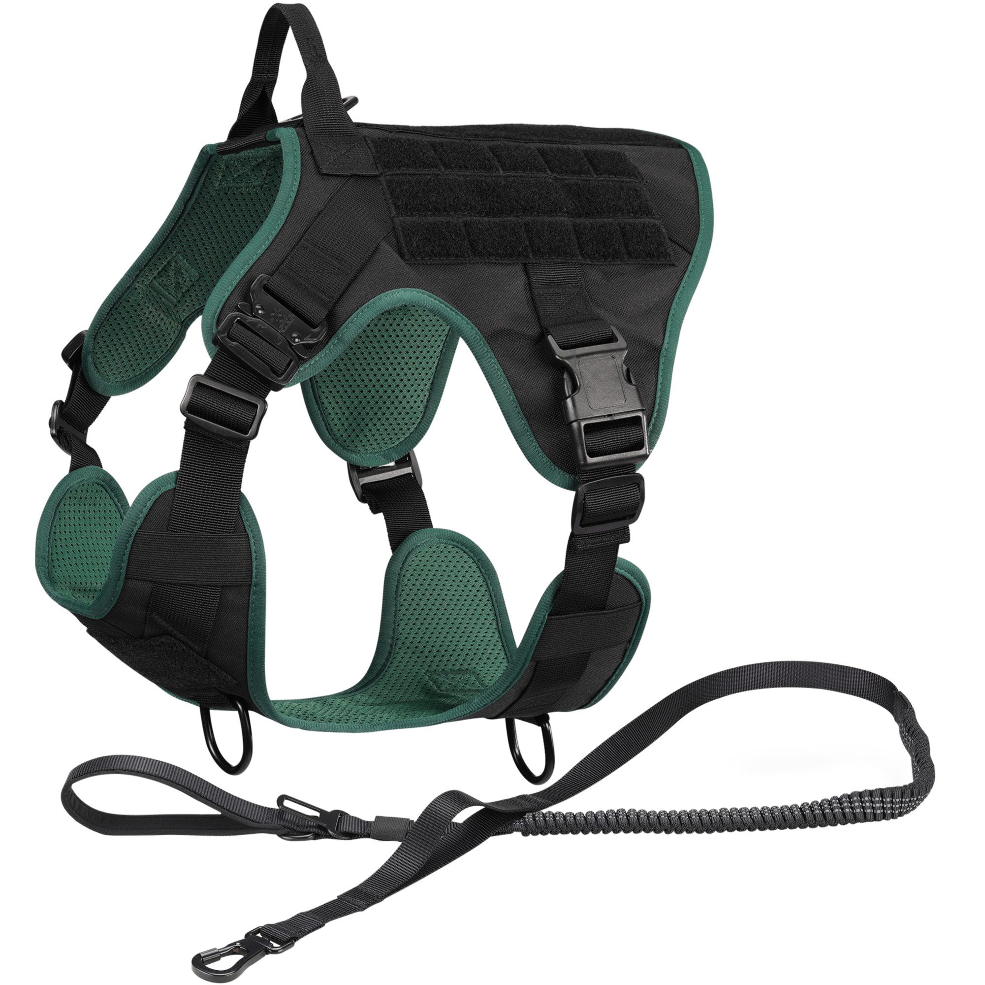 Navaris Pfotenschutz Hunde Geschirr - Sicherheitsgeschirr und Weste für Hund - Dog Harness, (2-tlg)