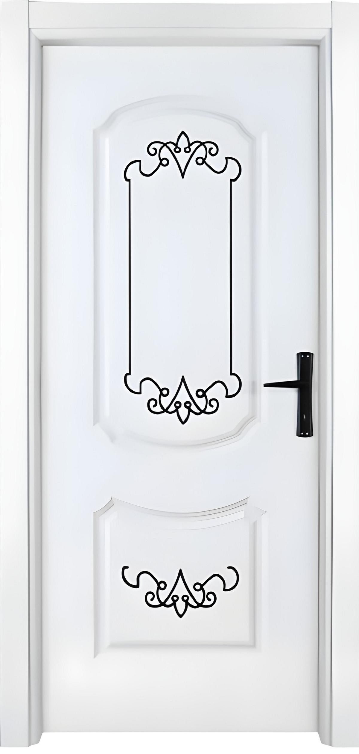 Xlmoebel Zimmertür Luxuriöse Weiße Haustür - Robuste Sicherheitstür für Ihr Zuhause, Made in Europa