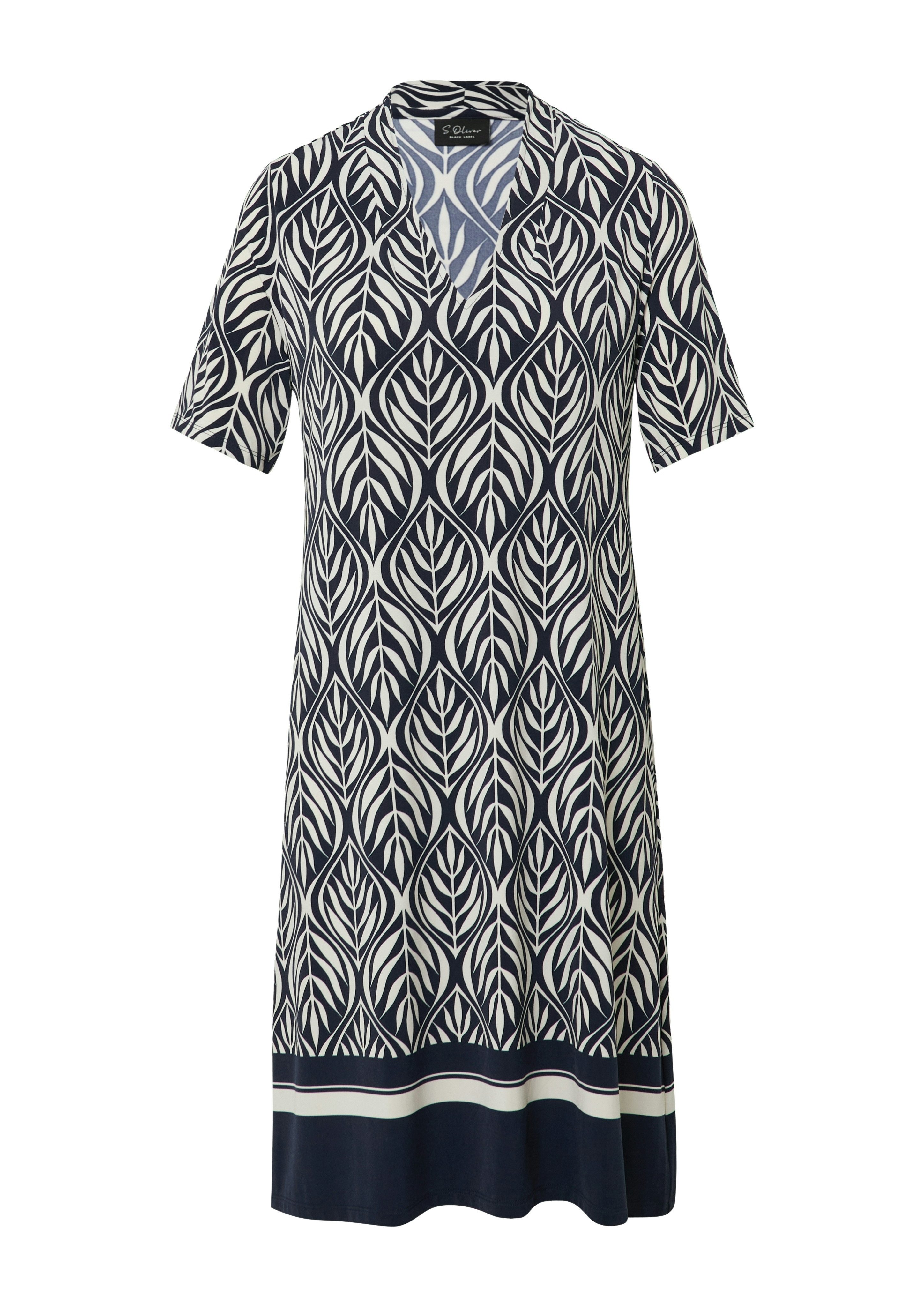 s.Oliver BLACK LABEL Sommerkleid mit All-Over Print – Bild 4 von 4