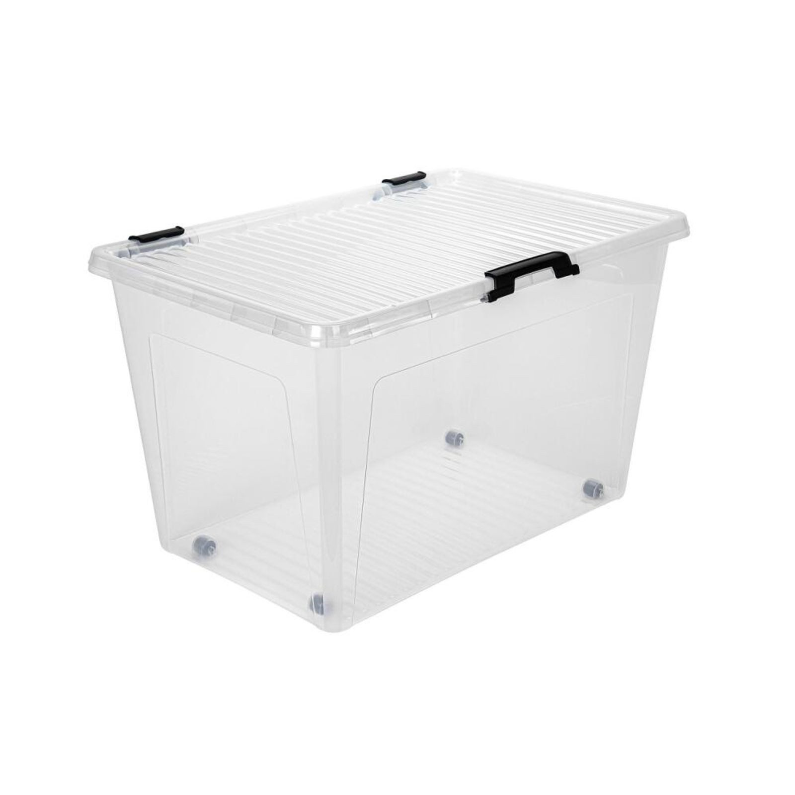 Jelenia Plast Aufbewahrungsbox Scharnierbox 52L Aufbewahrungsbox Spielzeugkiste 60x40x35cm Deckel