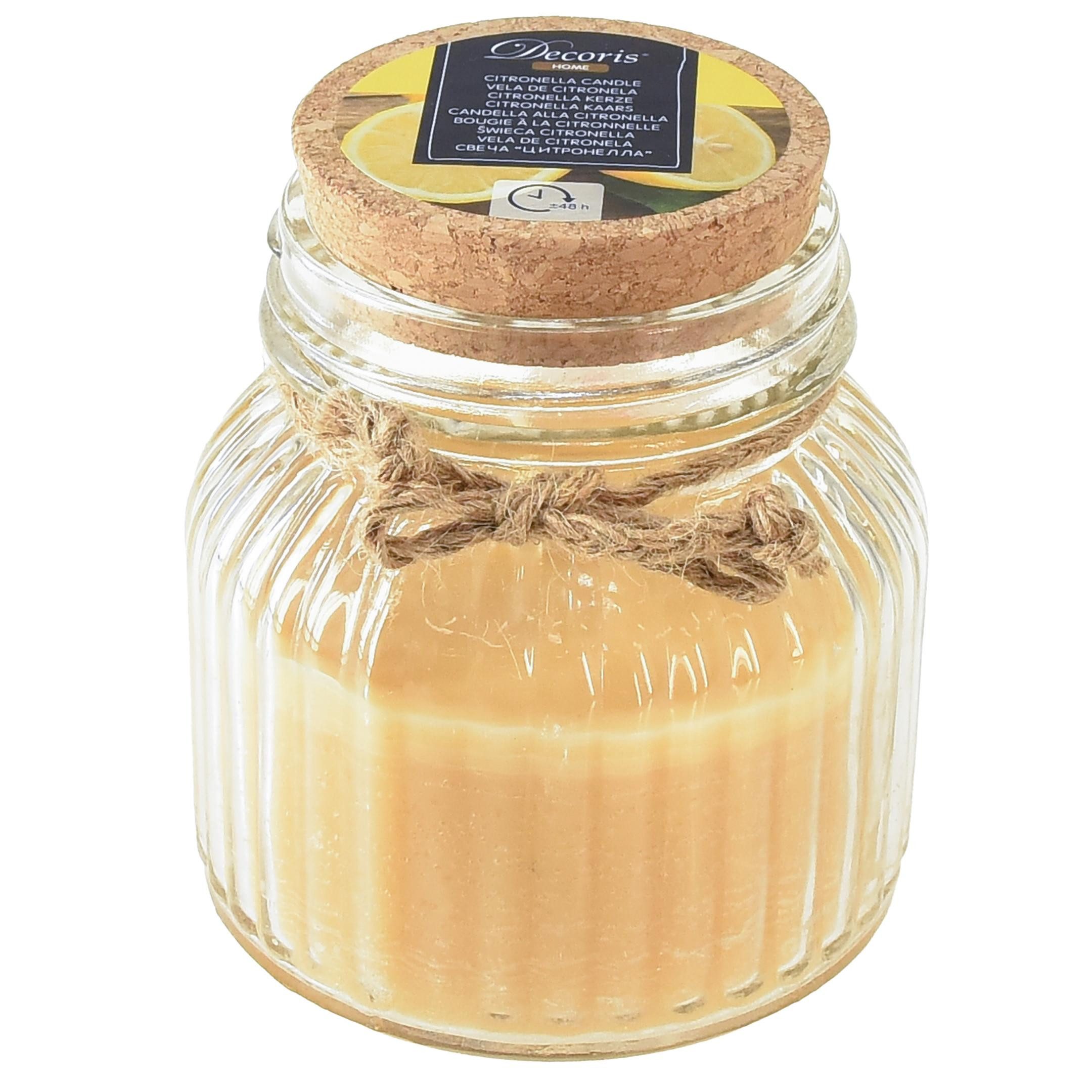 Kaemingk Duftkerze Citronella Duftkerze Glas mit Deckel dekorative