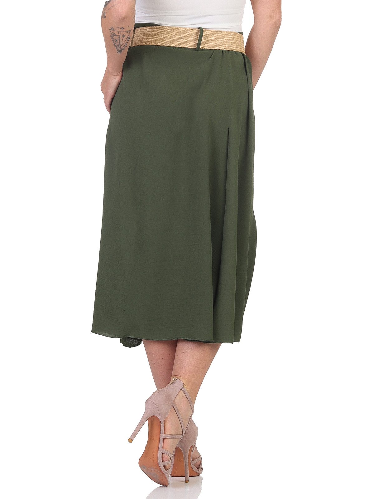 simaranda Sommerrock Damen Rock 2602 34-38 Olive