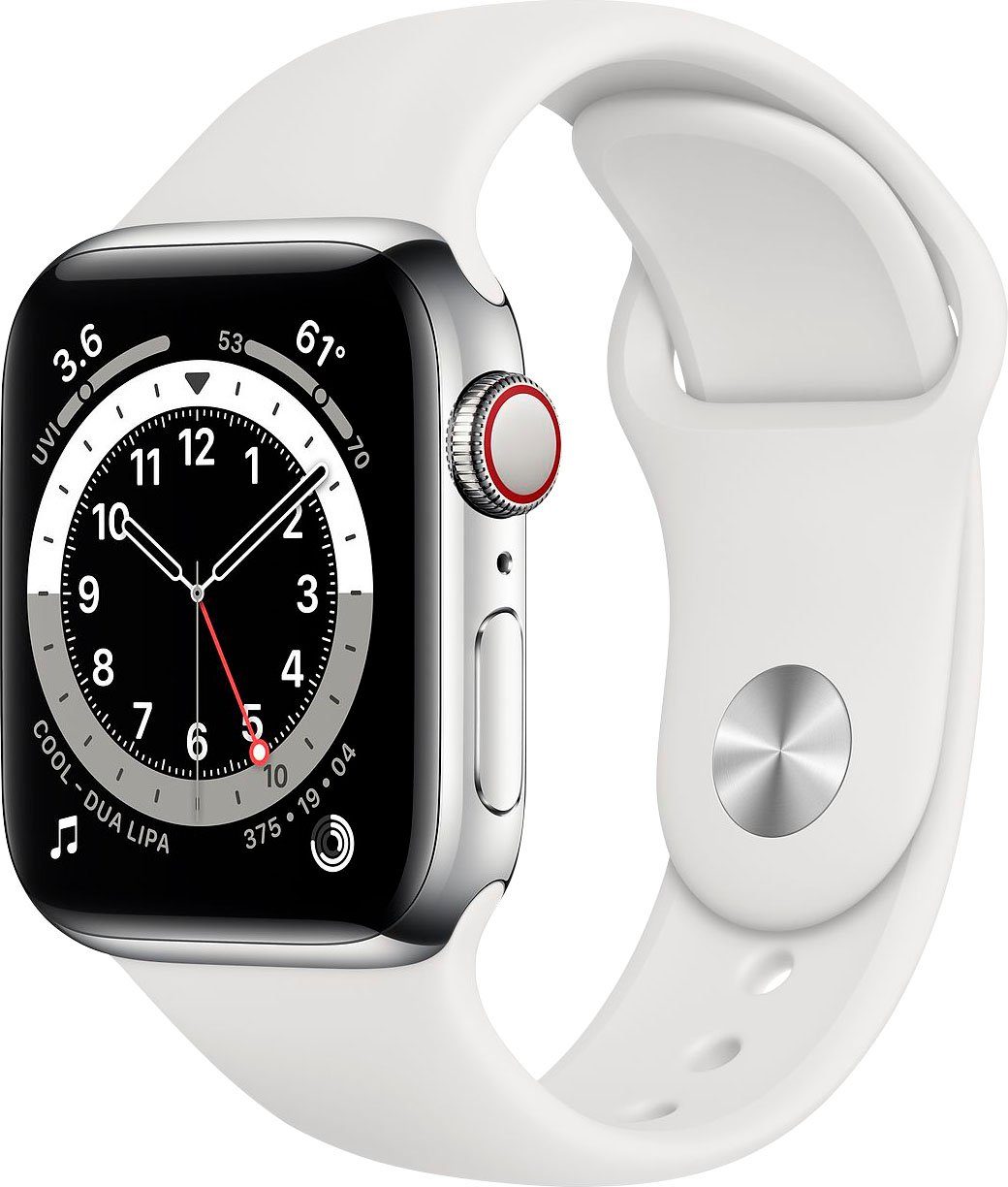 Apple Watch Series 6 Smartwatch (4 cm, Watch OS), inkl. Ladestation  (magnetisches Ladekabel)
