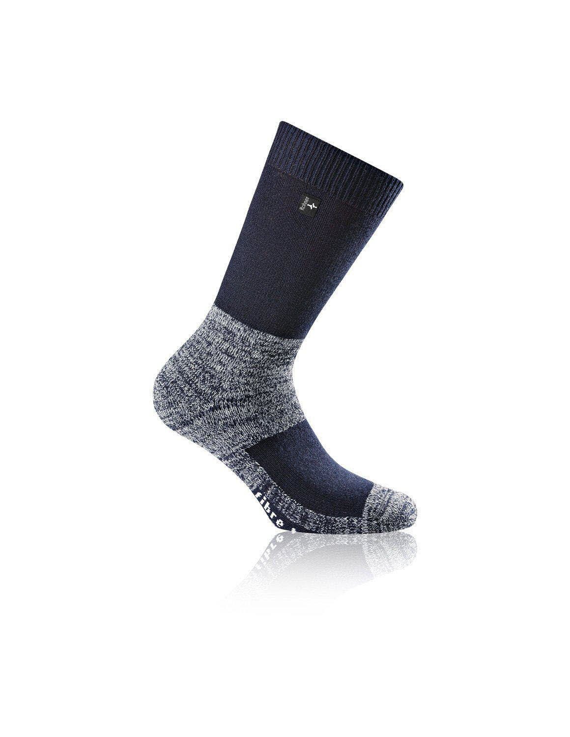 Rohner Stulpensocken tech Socks marine fibre