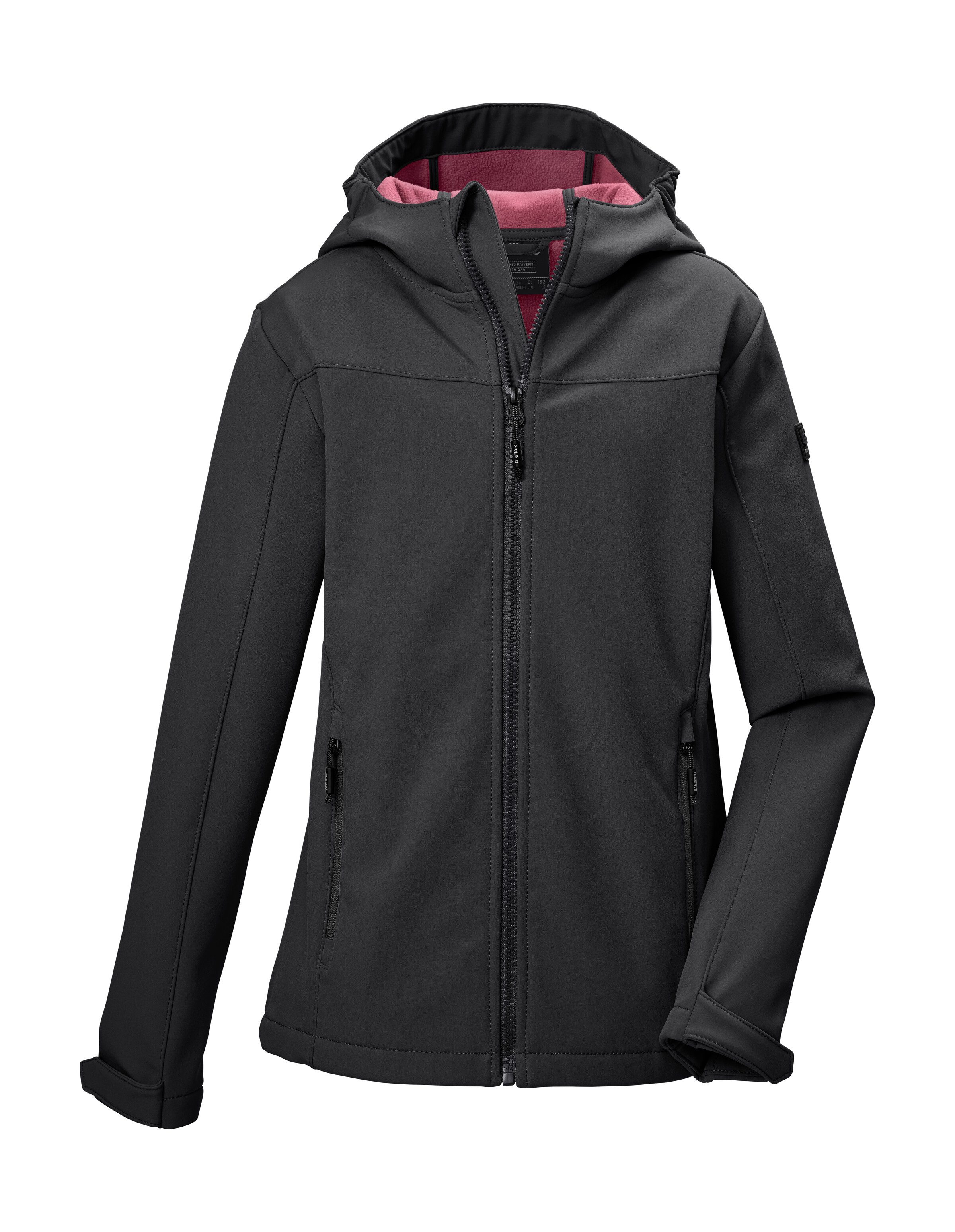 Killtec Softshelljacke KOS 483 GRLS SFTSHLL JCKT Winddichte Mädchen Softshelljacke, 10.000 mm wasserabweisend